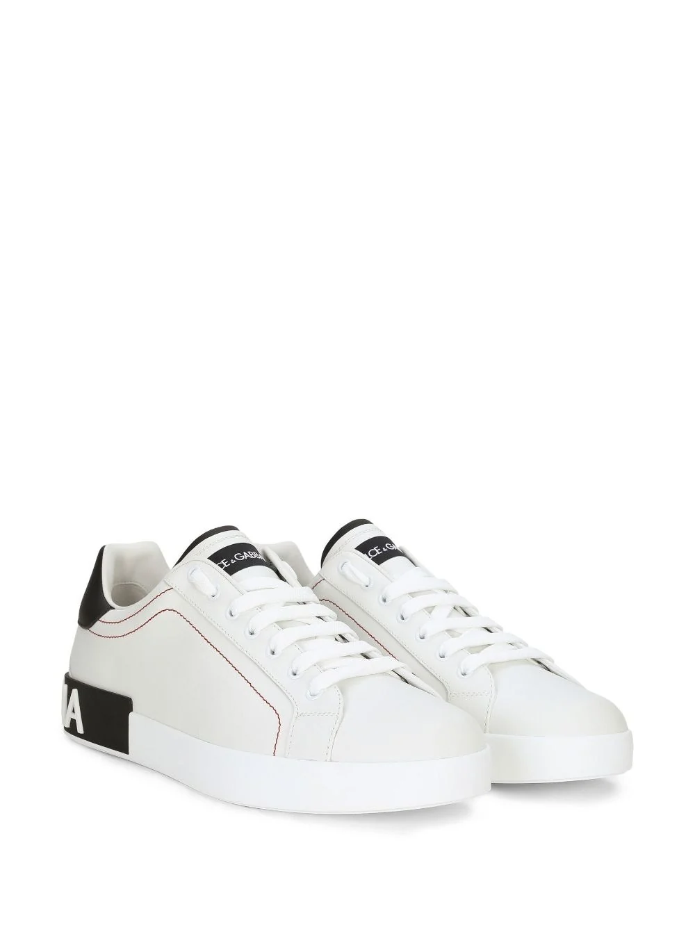 DOLCE & GABBANA Calfskin Nappa Portofino Sneakers for Men - Image 3