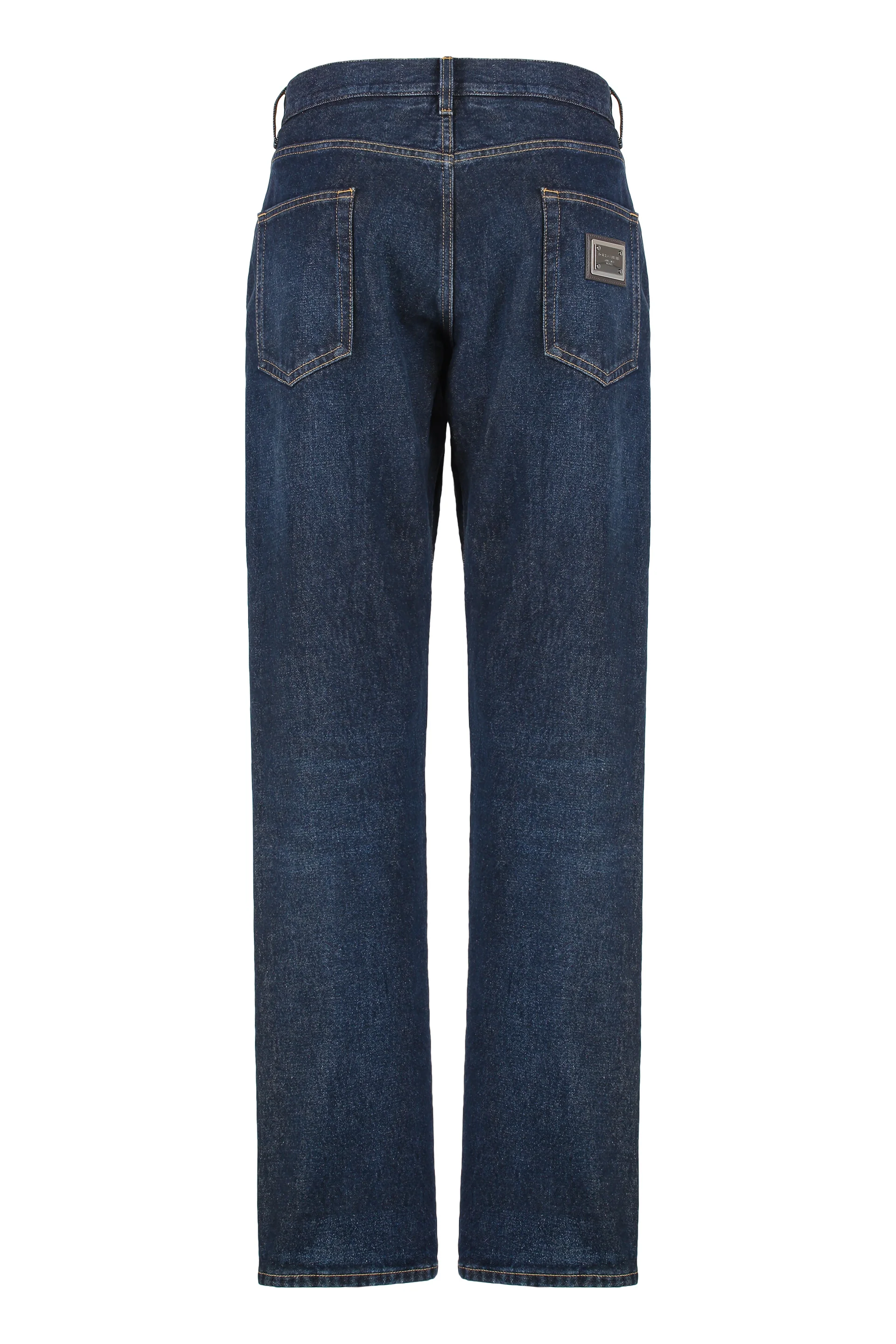 Dolce & Gabbana Classic Cotton Denim Jeans for Men - Image 2