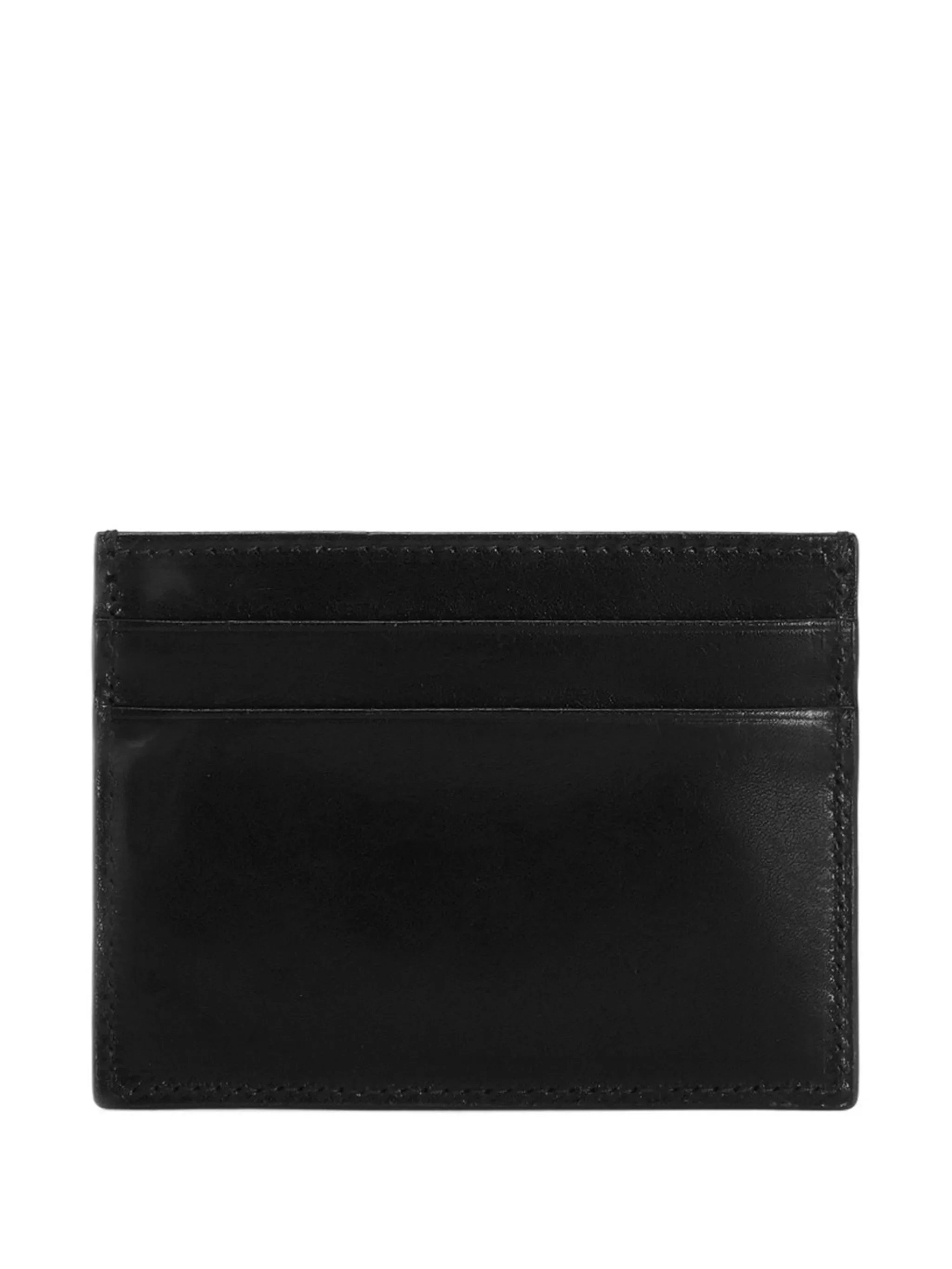 Dolce & Gabbana Matte Nickel-Plated Mini Wallet with DG Torchon Logo, 100% Calfskin, Made in Italy (7.5 x 10 x 0.5 cm) - Image 2