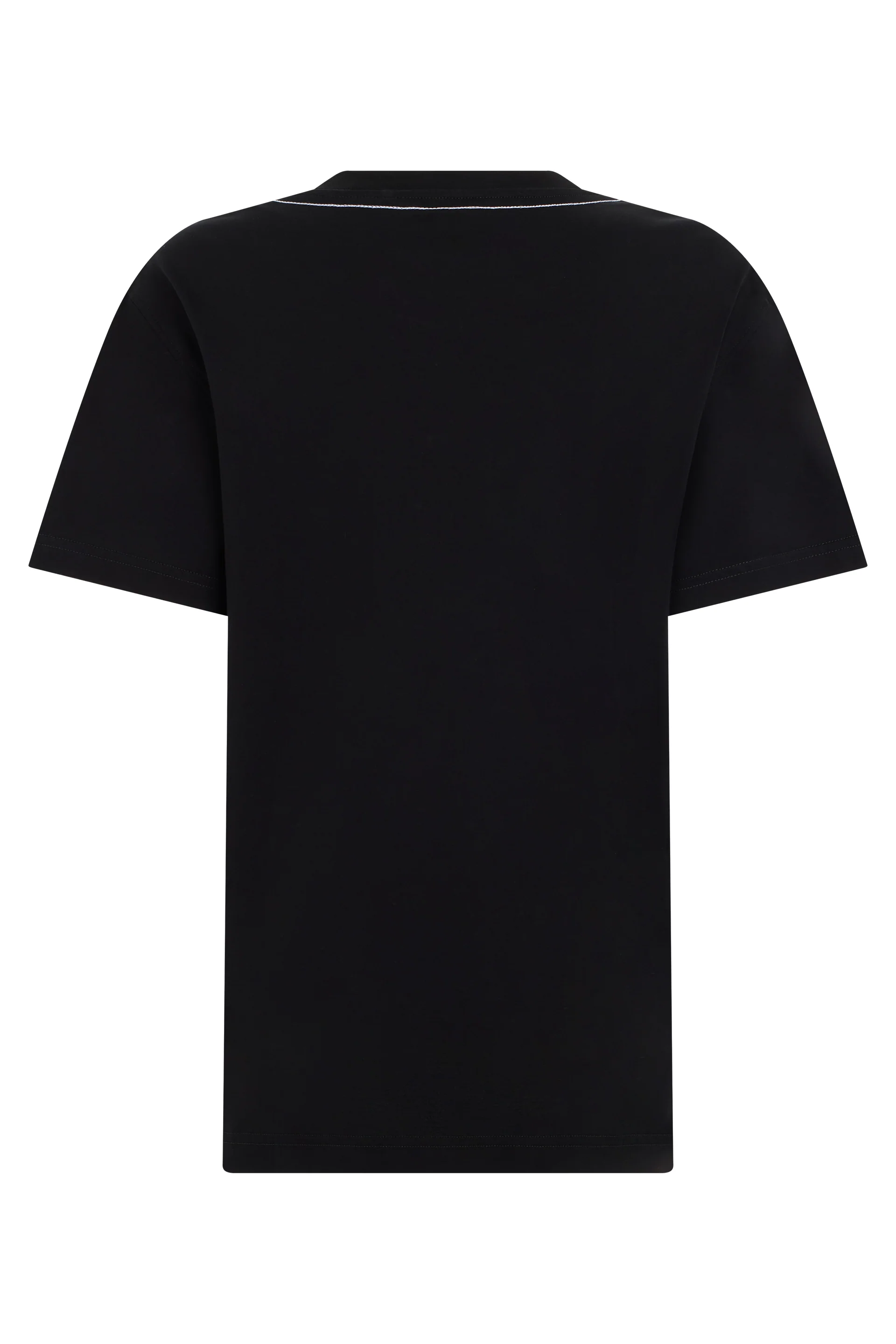 Dolce & Gabbana-Style Short-Sleeve T-Shirt with Crew Neck - Image 2