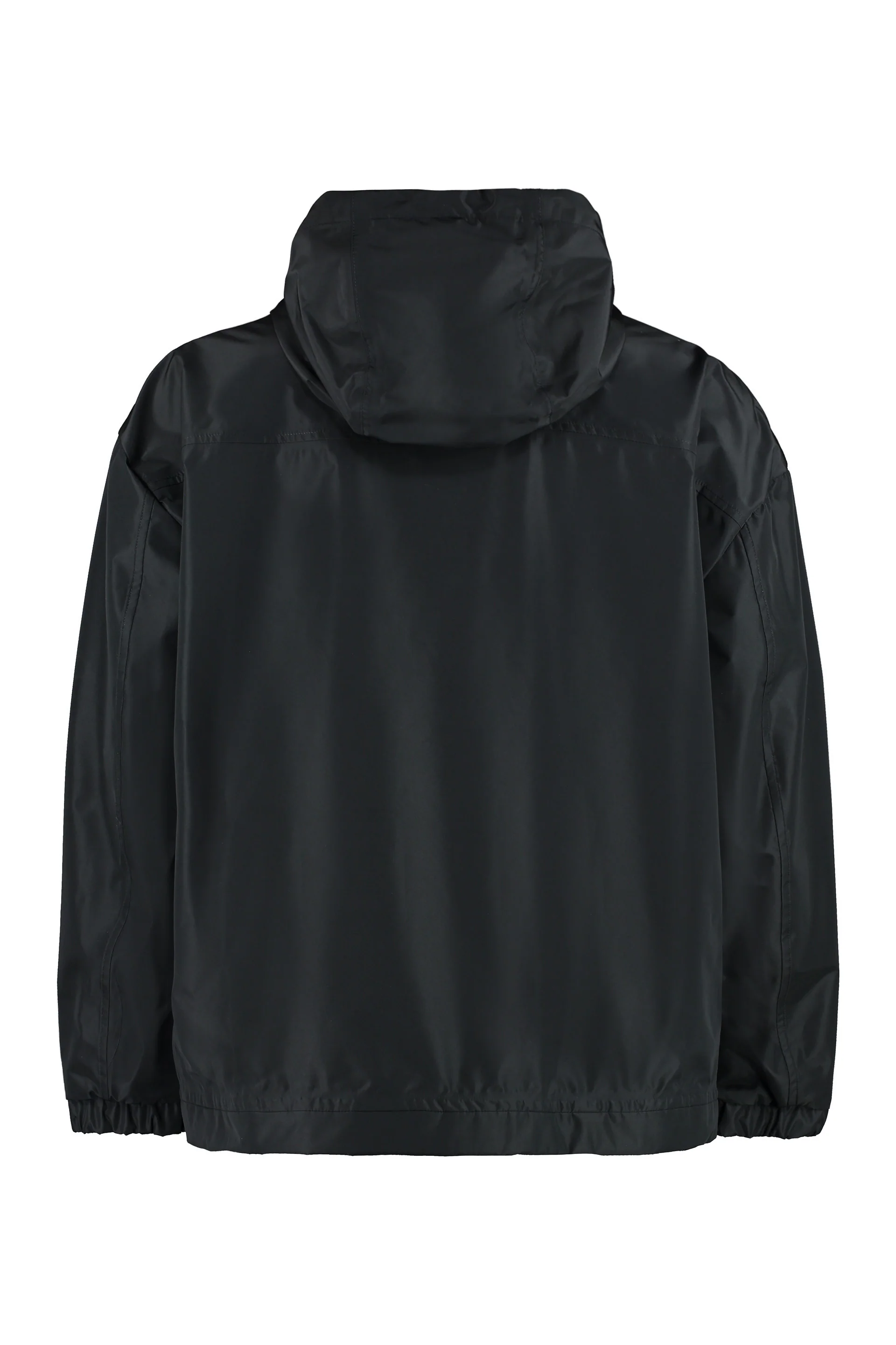 Dolce & Gabbana Technical Fabric Hooded Jacket with Adjustable Drawstring Hem - Image 2