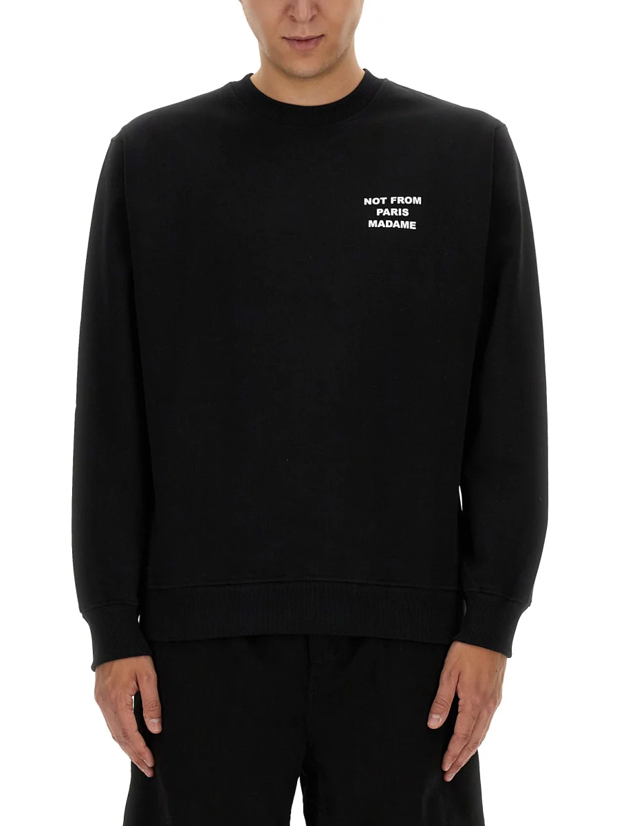 Drôle De Monsieur Slogan Sweatshirt