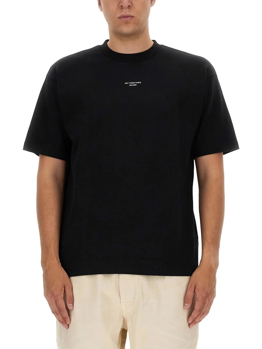 Drôle De Monsieur Slogan T-Shirt - Regular Fit - Image 2