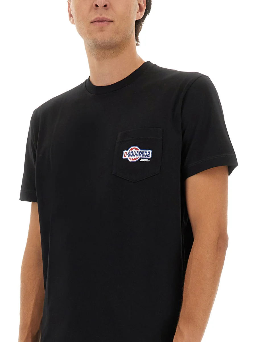 Dsquared Classic Pocket T-Shirt - Image 4