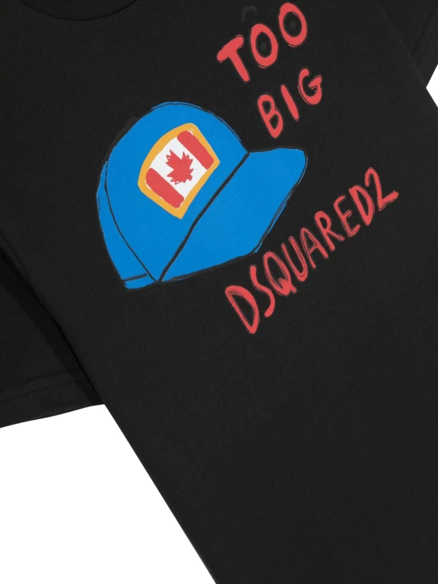 Dsquared Mini Graphic Print T-Shirt - Image 3