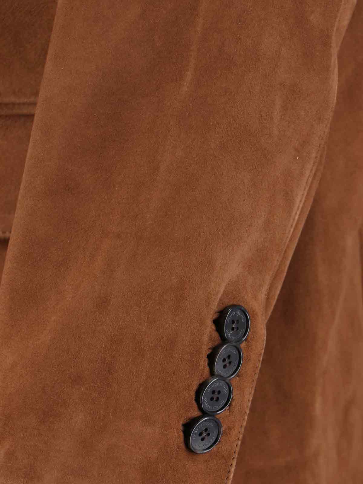 Dunst Brown Leather Jacket for Women - Image 5