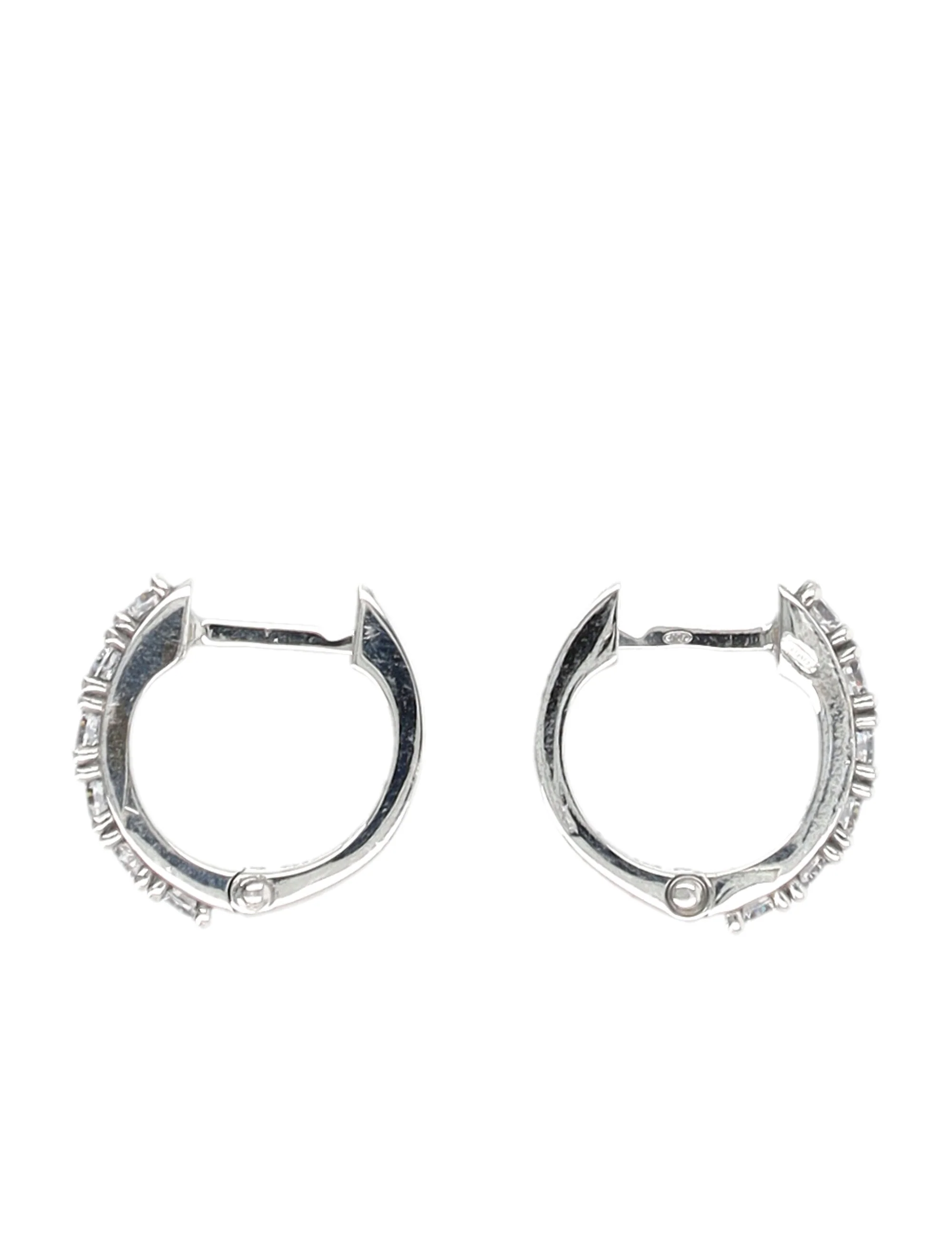 Emanuele Bicocchi Crystal Hoop Earrings - Image 2