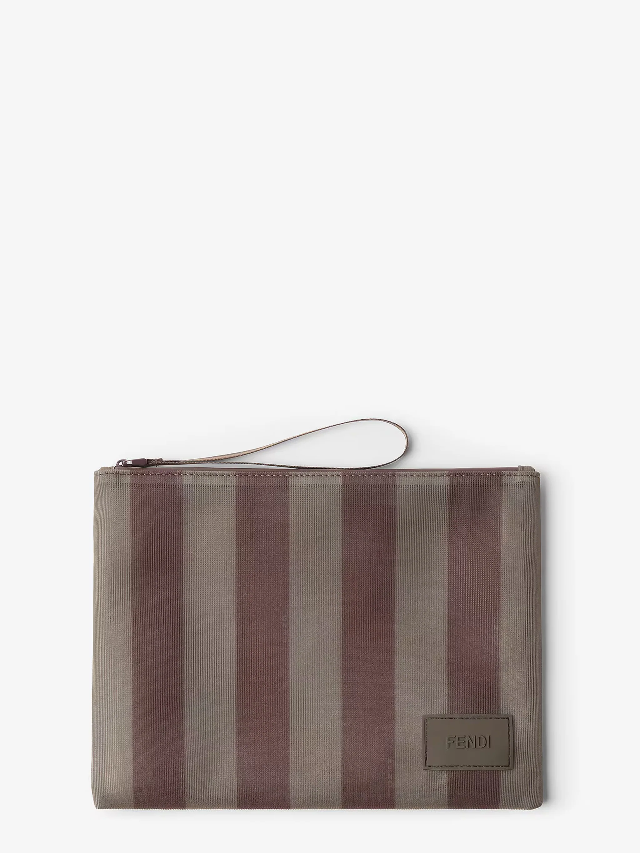 Fendi Mini Self-Tie Silk Pouch Handbag with Matching Accessories - Image 2