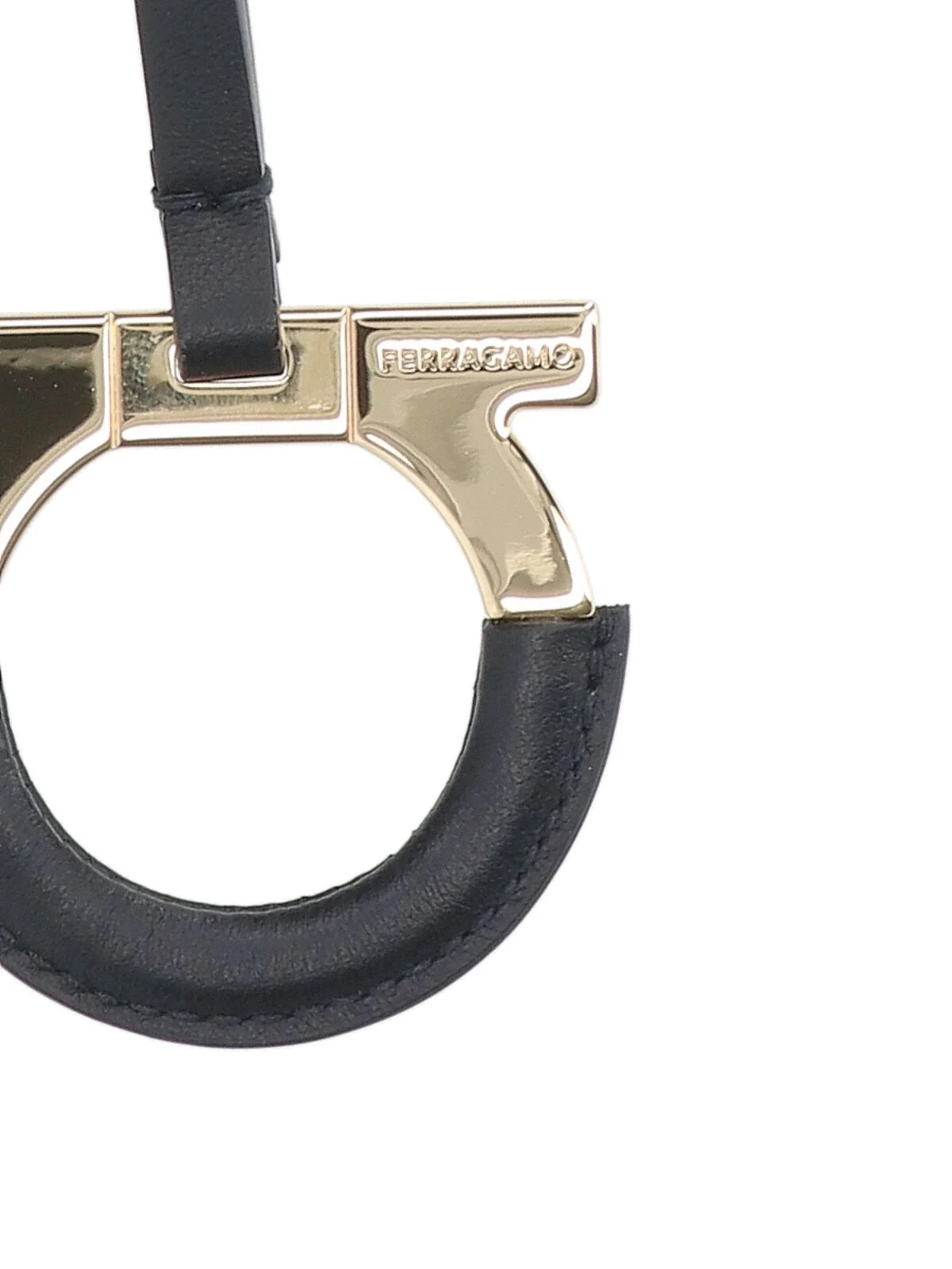 Ferragamo 100% Calf Leather Keychain Charm - Image 3