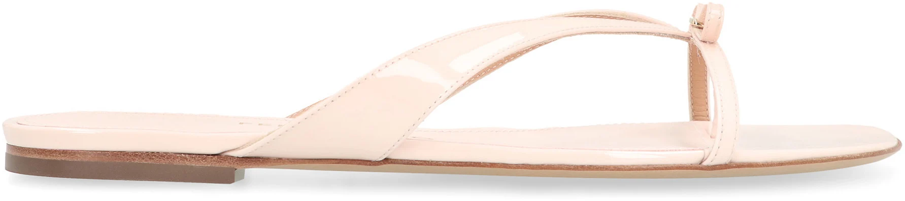 Ferragamo Mini Bow Leather Flip-Flops - Image 2