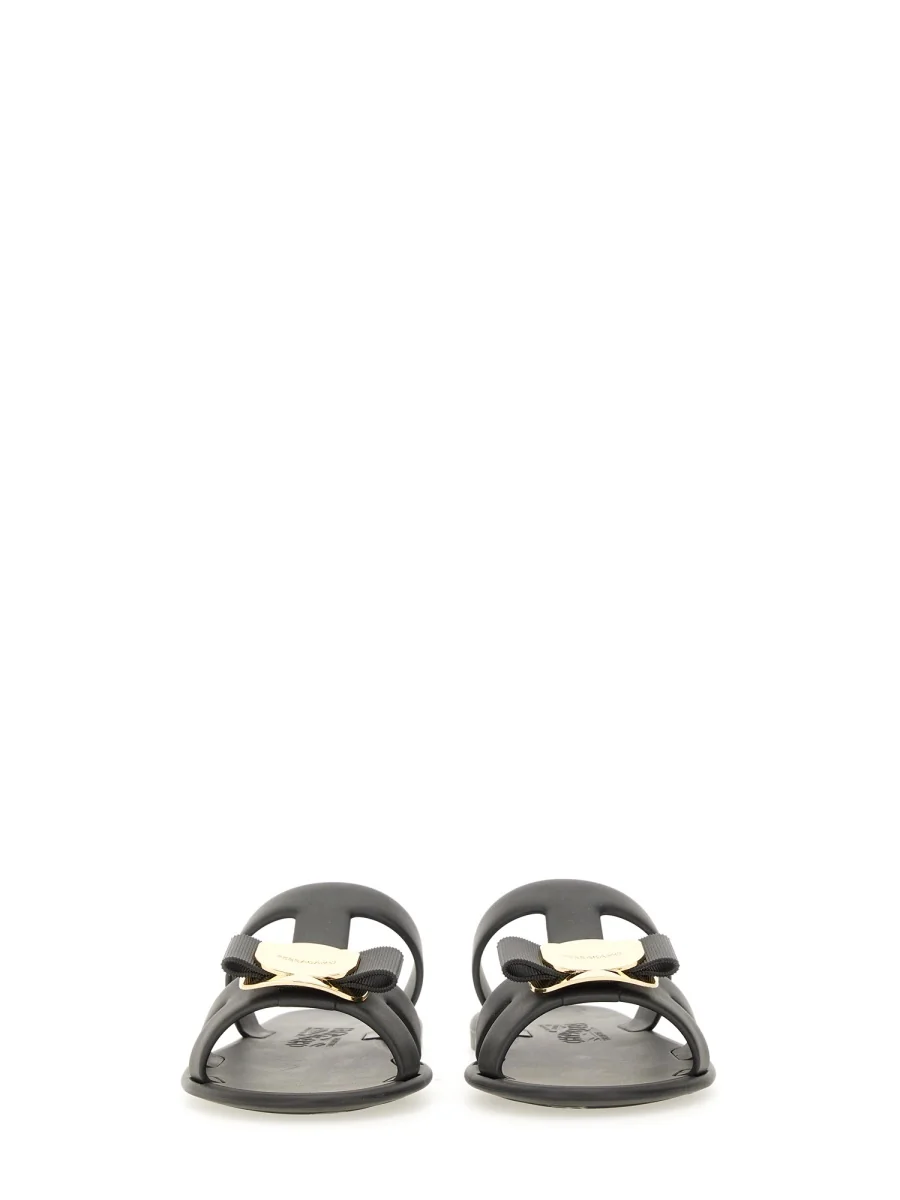Ferragamo New Vara Plate Strappy Slide - Image 4