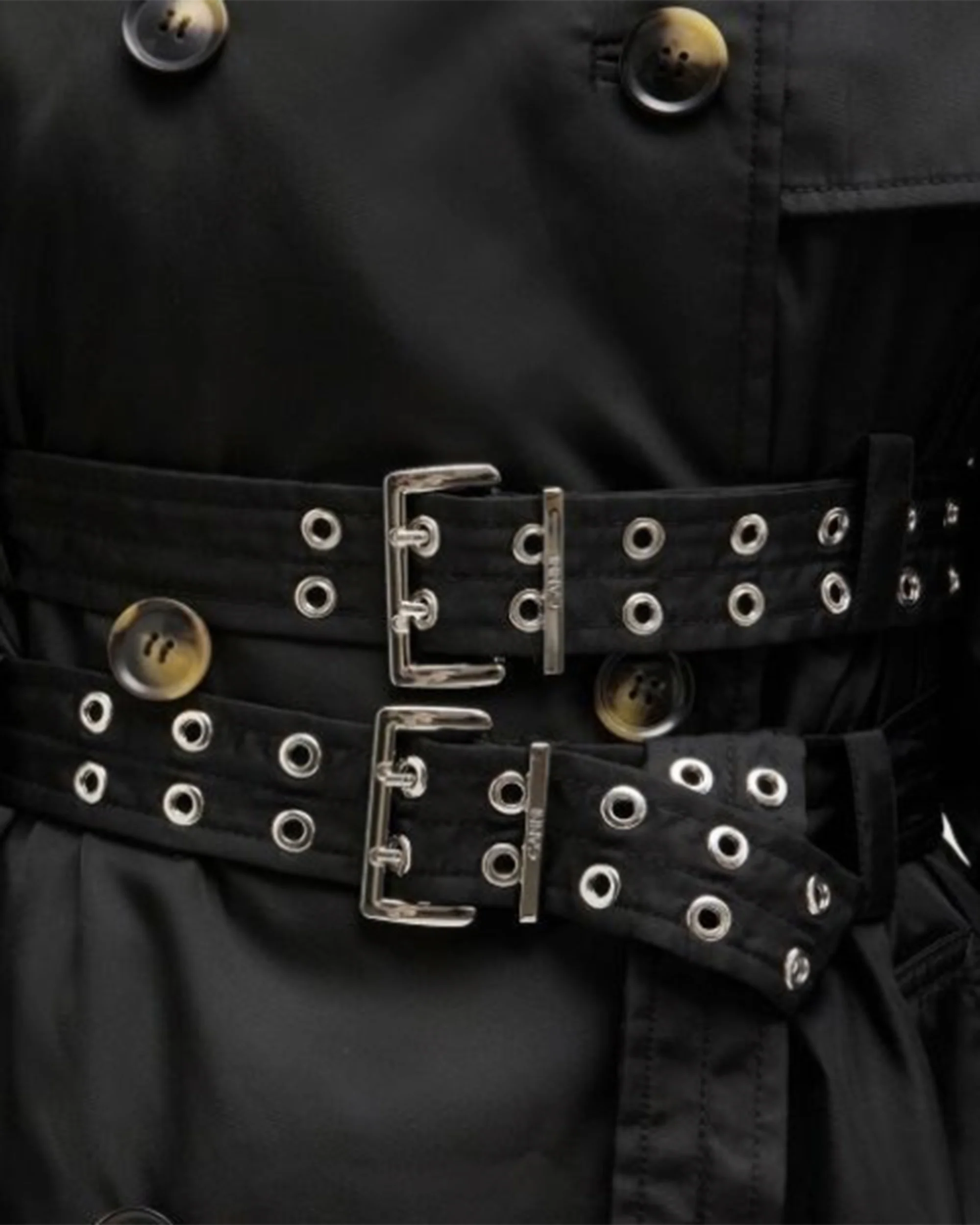 Ganni Chic Mini Coat for Women - Spring/Summer 2026 - Image 3