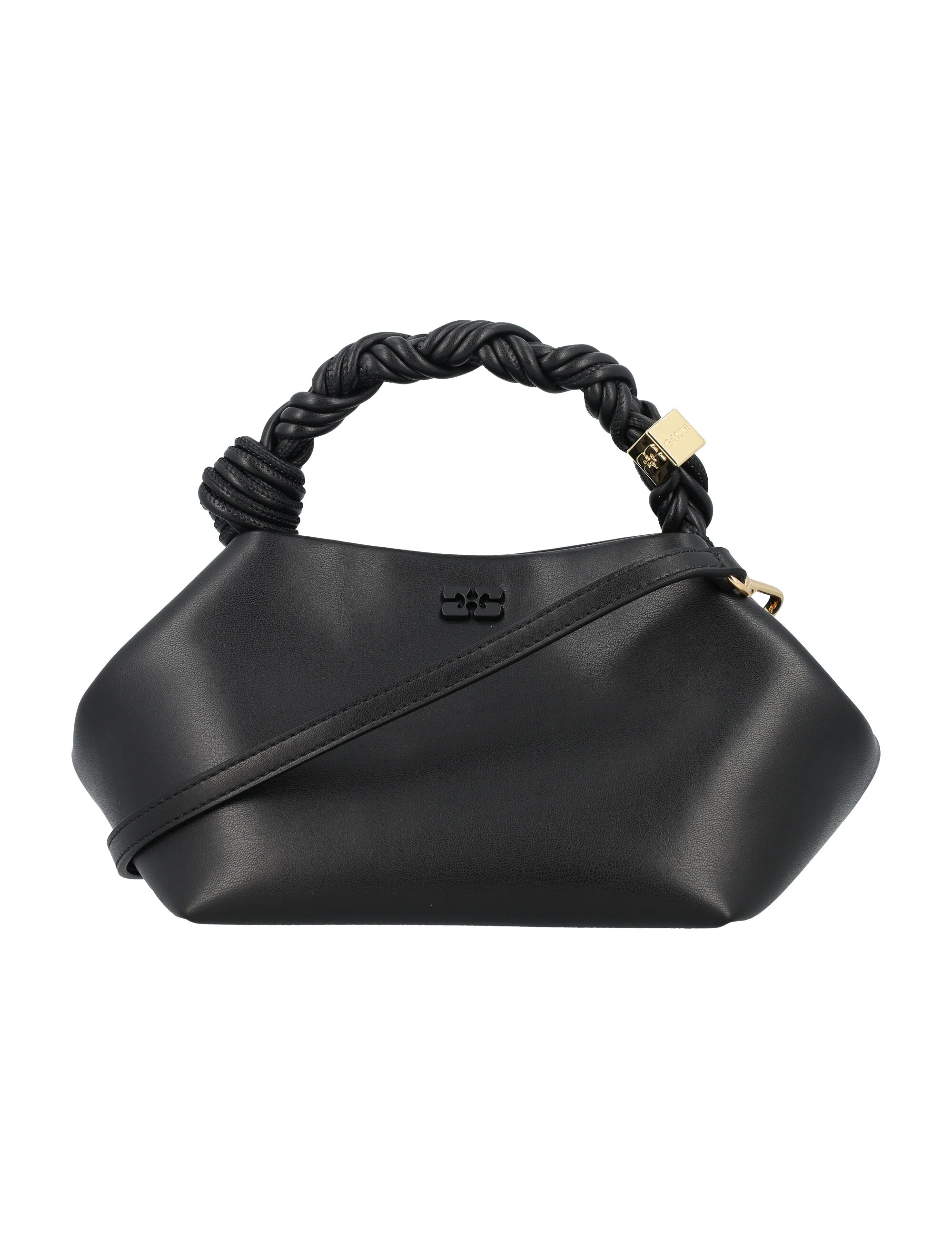Ganni Sleek Leather Crossbody Bag for Women