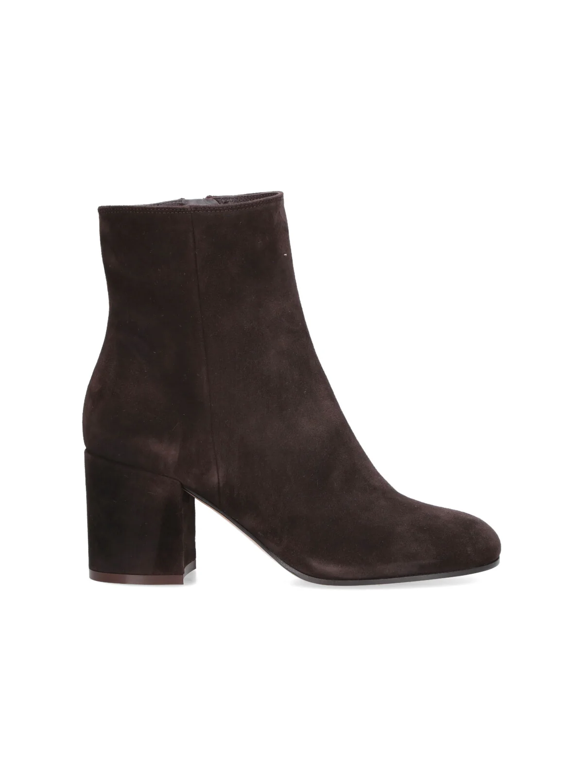 Gianvito Rossi Suede Chelsea Boots with Leather Lining and Calf Leather Sole