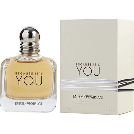 Giorgio Armani Emporio Because It’s You Eau de Parfum Spray for Women, 3.4 oz (100 mL) - Image 3