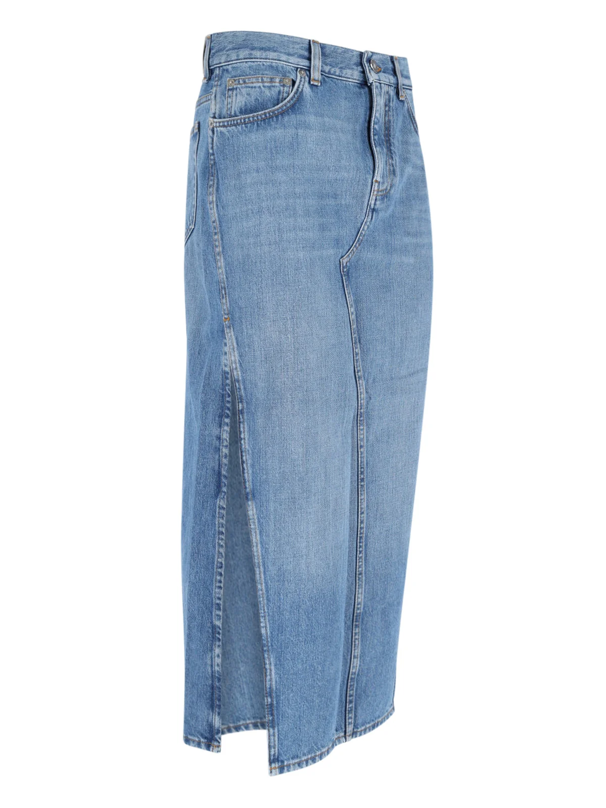 Givenchy Classic Waist Mini Skirt with Loops Size 36 - Image 6