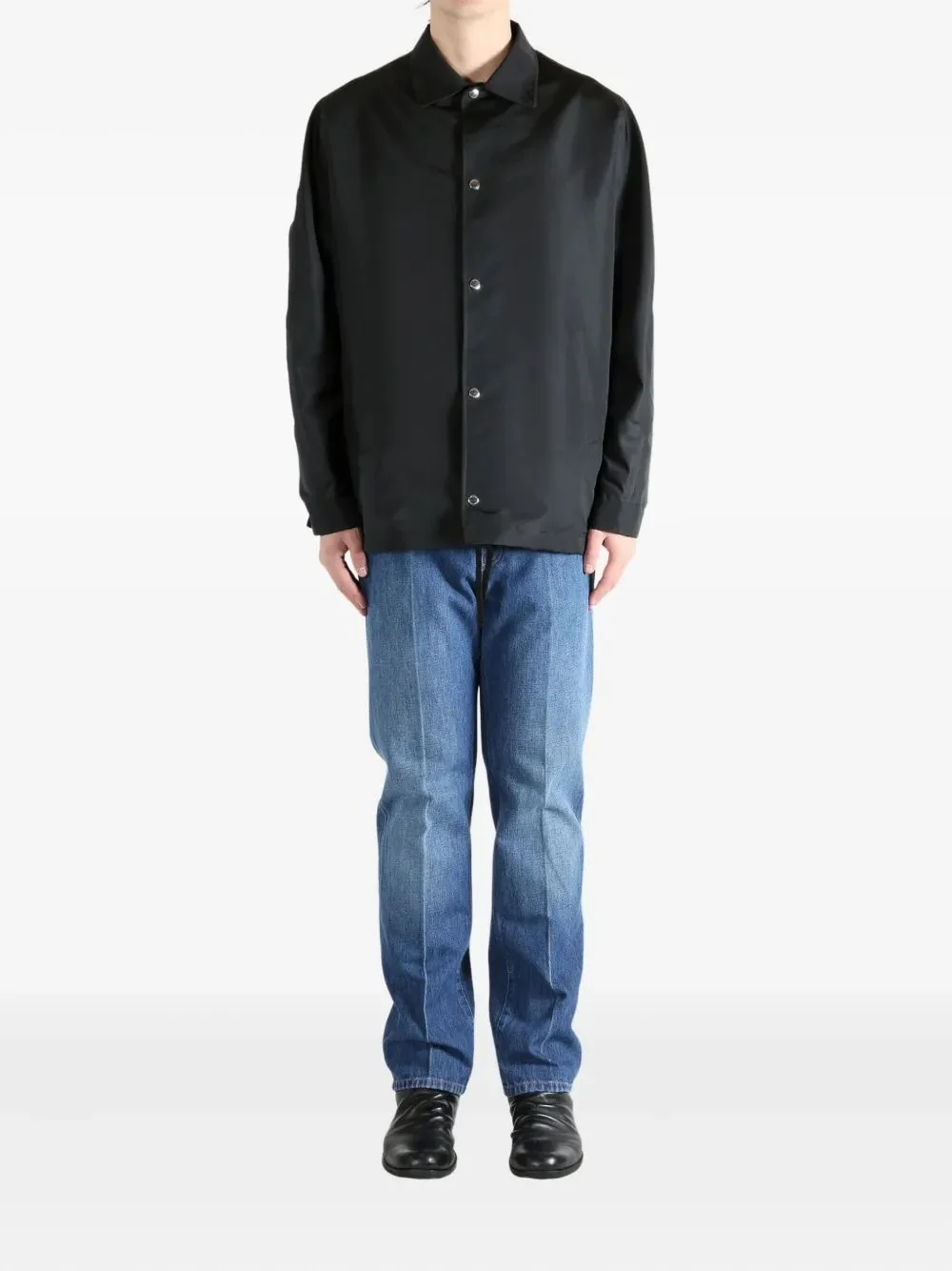 GIVENCHY Coach Jacket in Polyfaille Embroidered Paris - Image 2