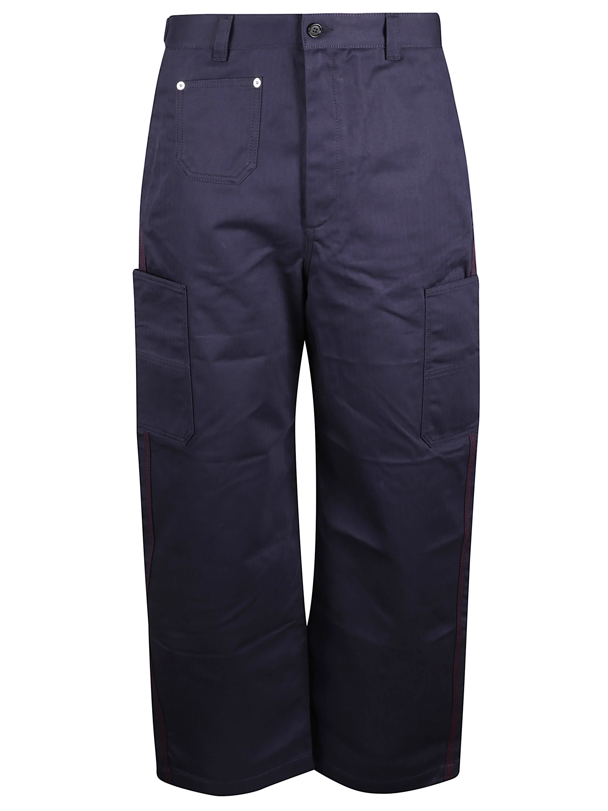 Givenchy Couture Denim Set with Button and Zip Fastening