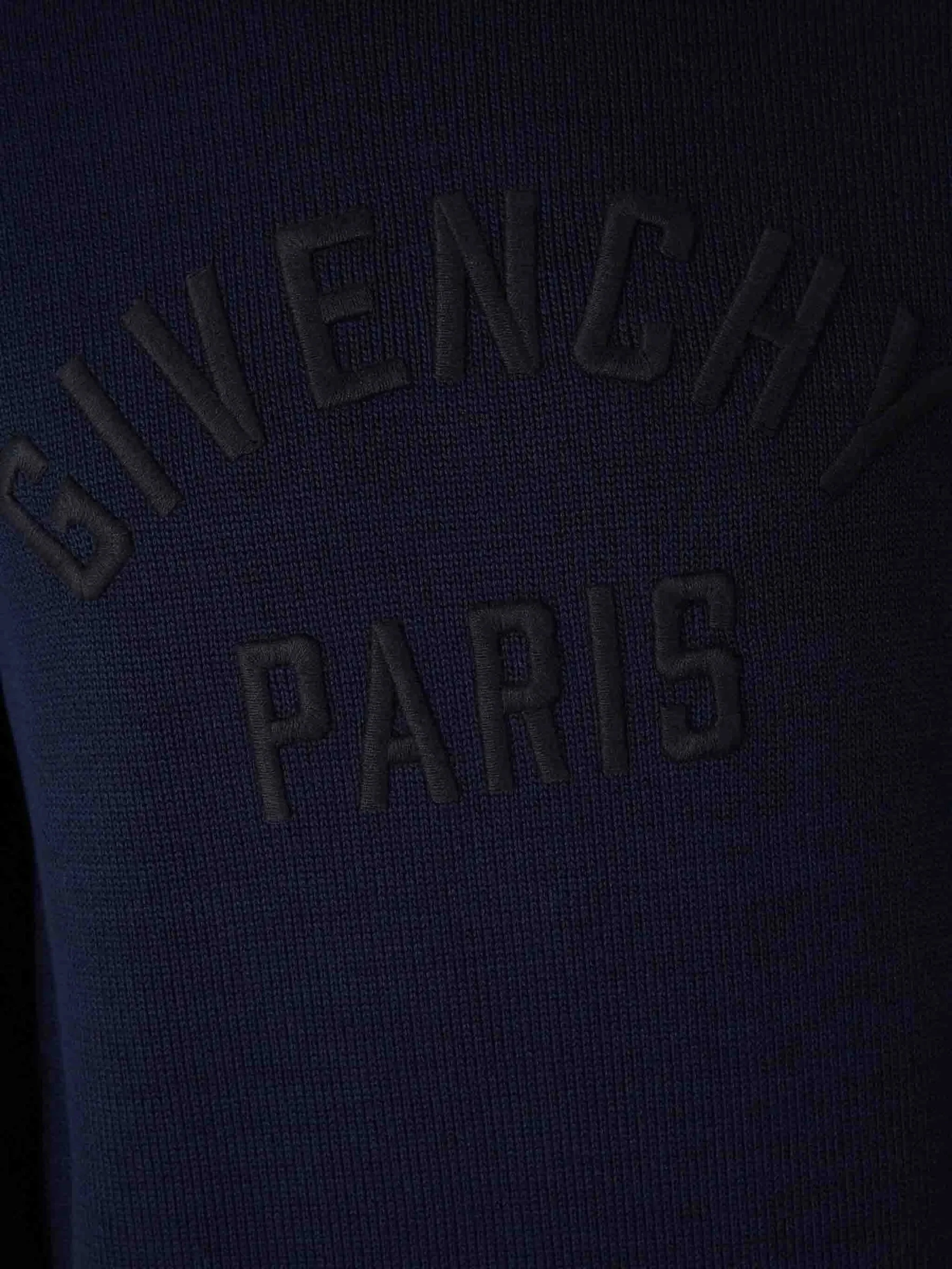 GIVENCHY Turtleneck Sweater in Cotton with Paris Embroidery - Image 5