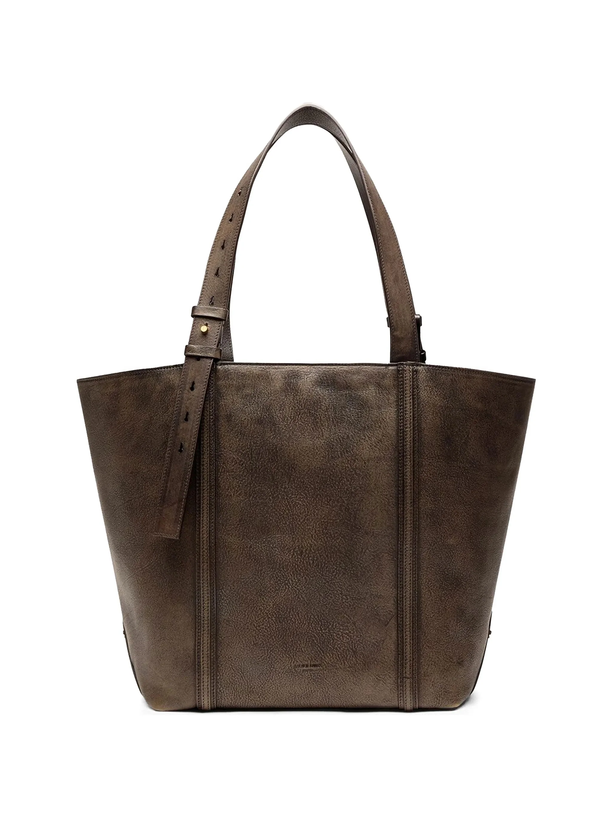 Golden Goose Double Adjustable Mini Handbag with Tone-on-Tone Logo, Gold-Tone Hardware, 20 x 35 x 56 cm