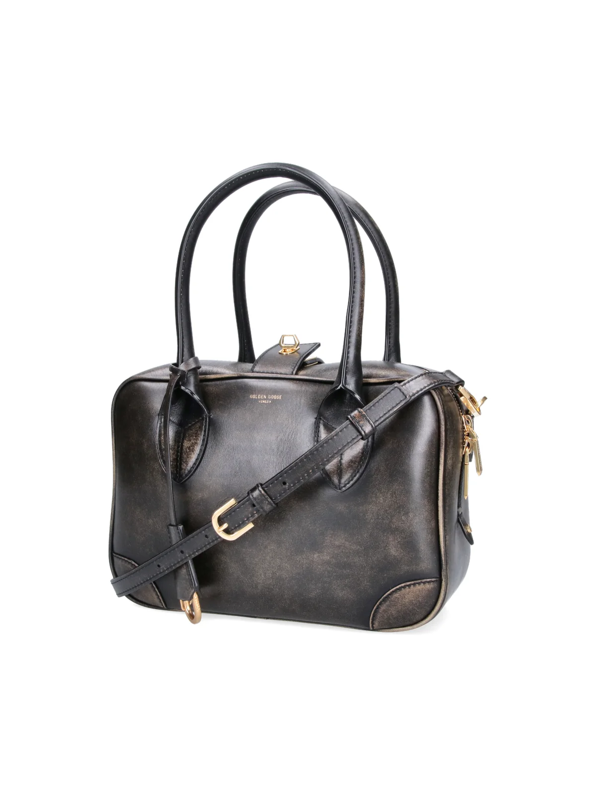 Golden Goose Genuine Cow Leather Shoulder Bag - Image 2