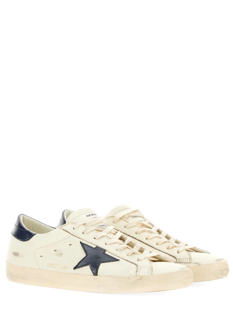 Golden Goose Men's Super Star Shiny Nappa Leather Sneakers - Image 4