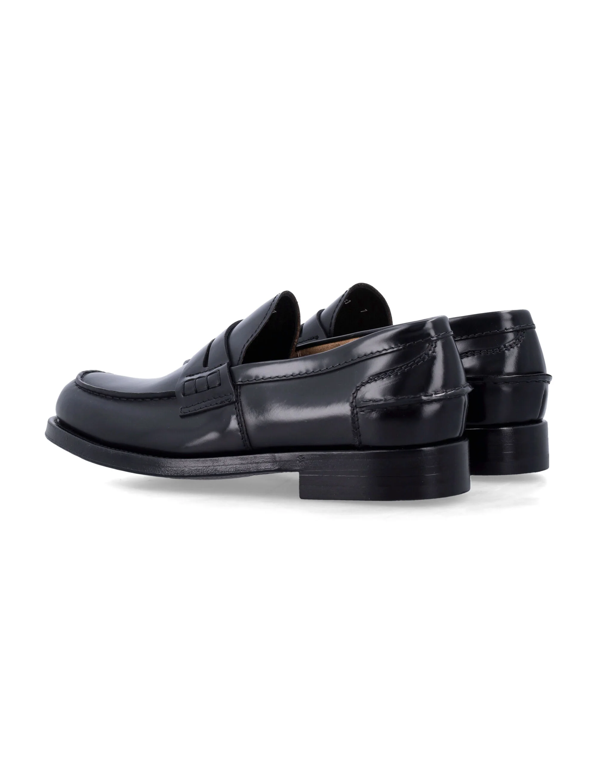 Green George Sophisticated Loafers in Polished Leather - Image 3