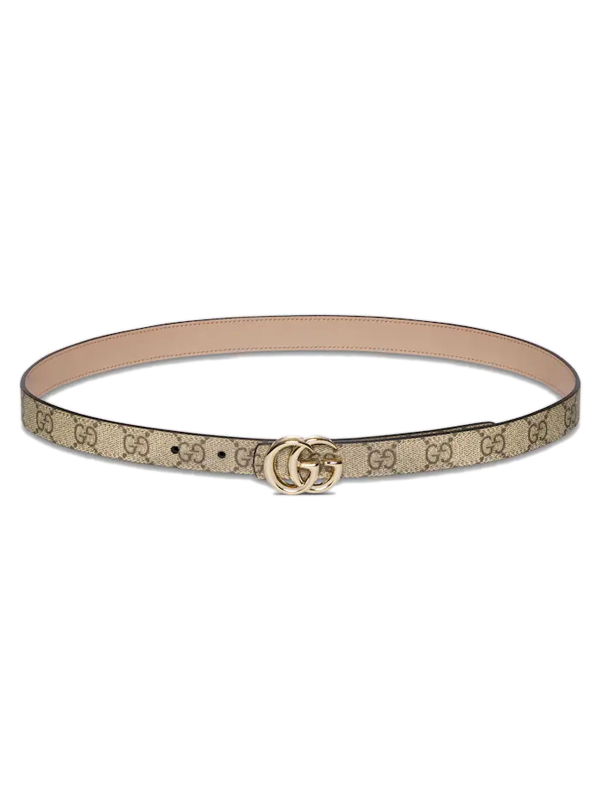 Gucci GG SuPrinteme Mini Belt with Double G Buckle - 2 cm