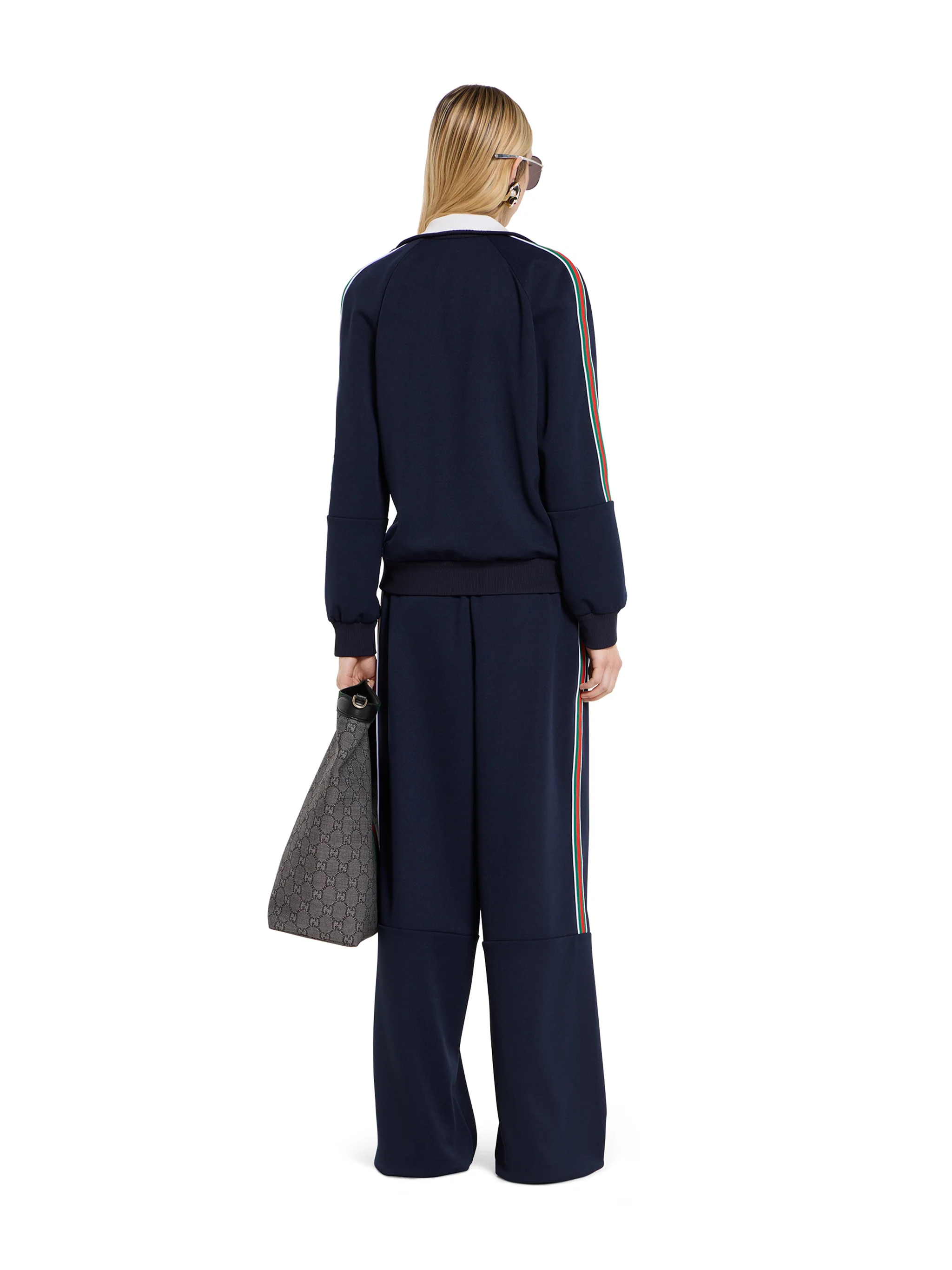 Gucci High Neck Technical Jacket with Ribbed Trim - Size S - Image 4