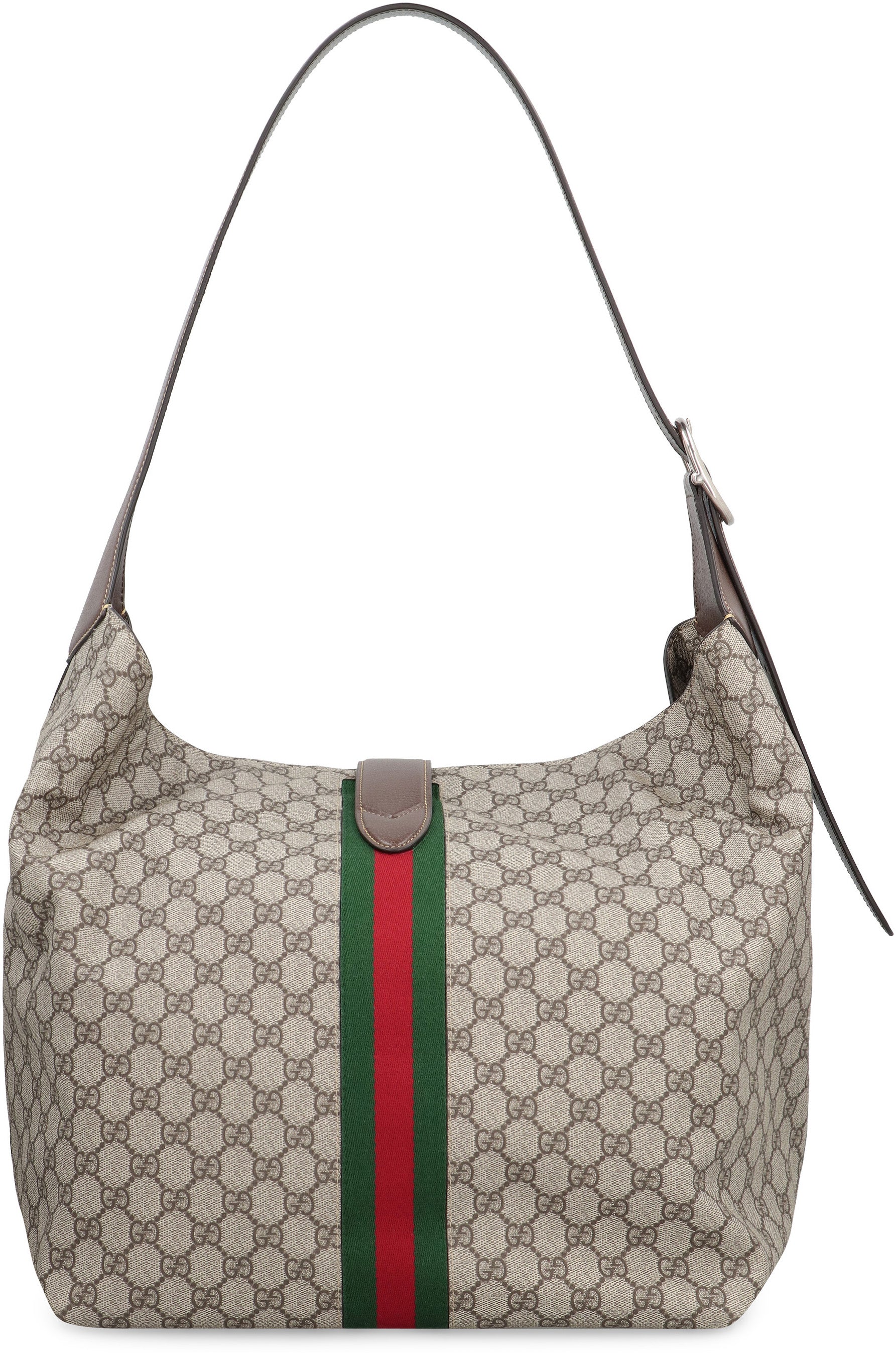 Gucci Jackie 1961 GG Supreme Mini Fabric Shoulder Handbag with Adjustable Strap - Image 4