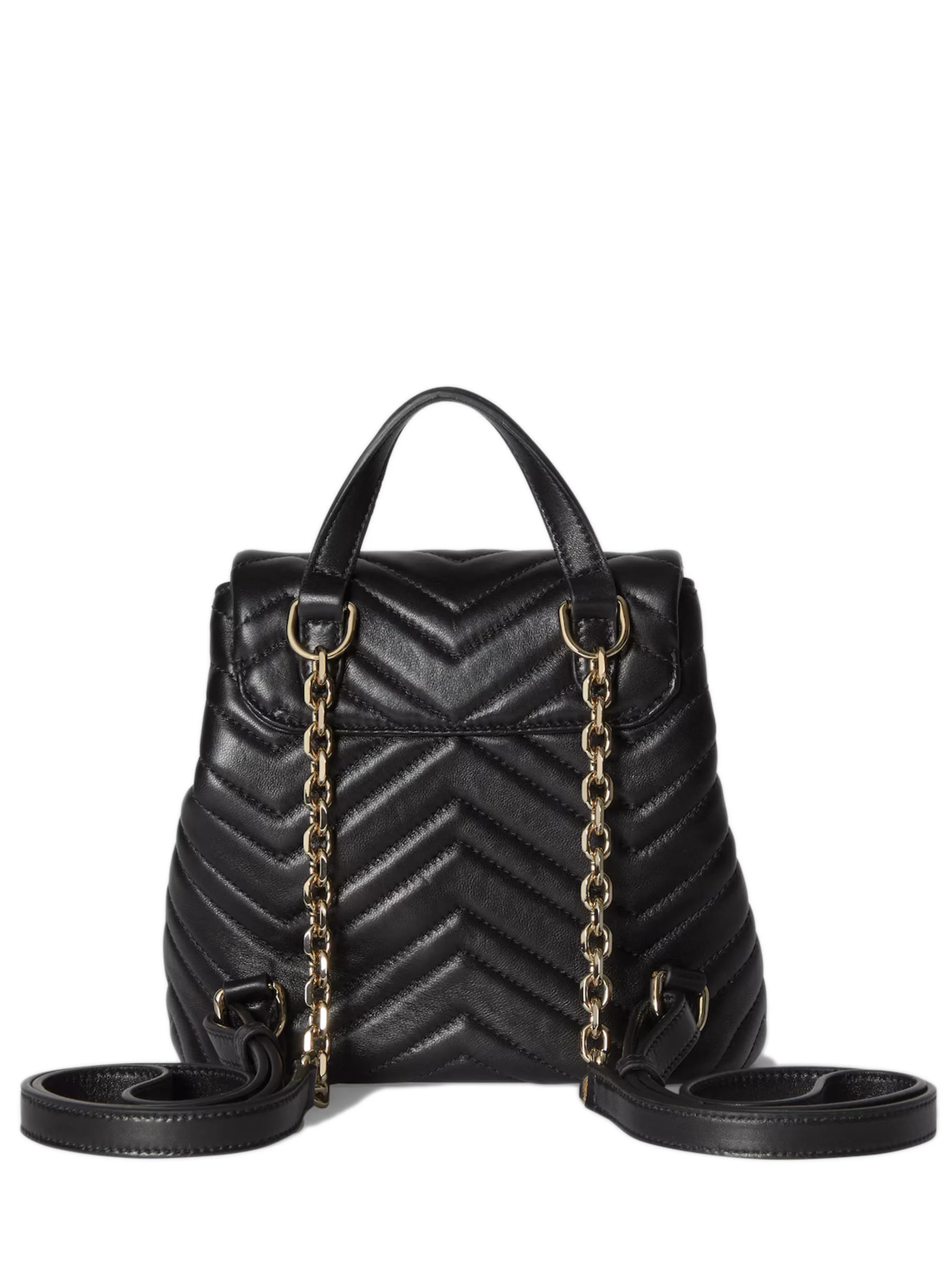 Gucci Quilted Nappa Leather Chevron Shoulder Bag with Double G Hardware - Image 7