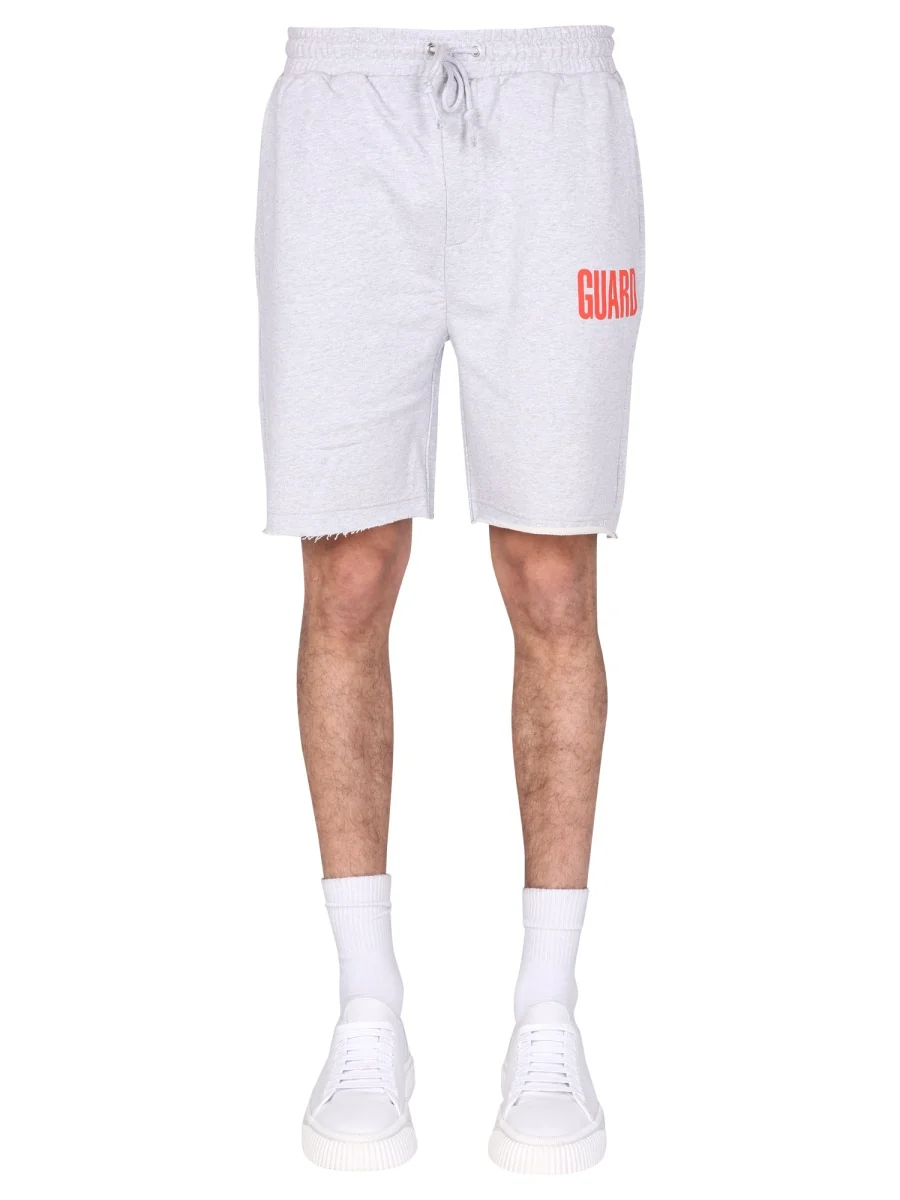 Helmut Lang Men's Fleece Bermuda Shorts