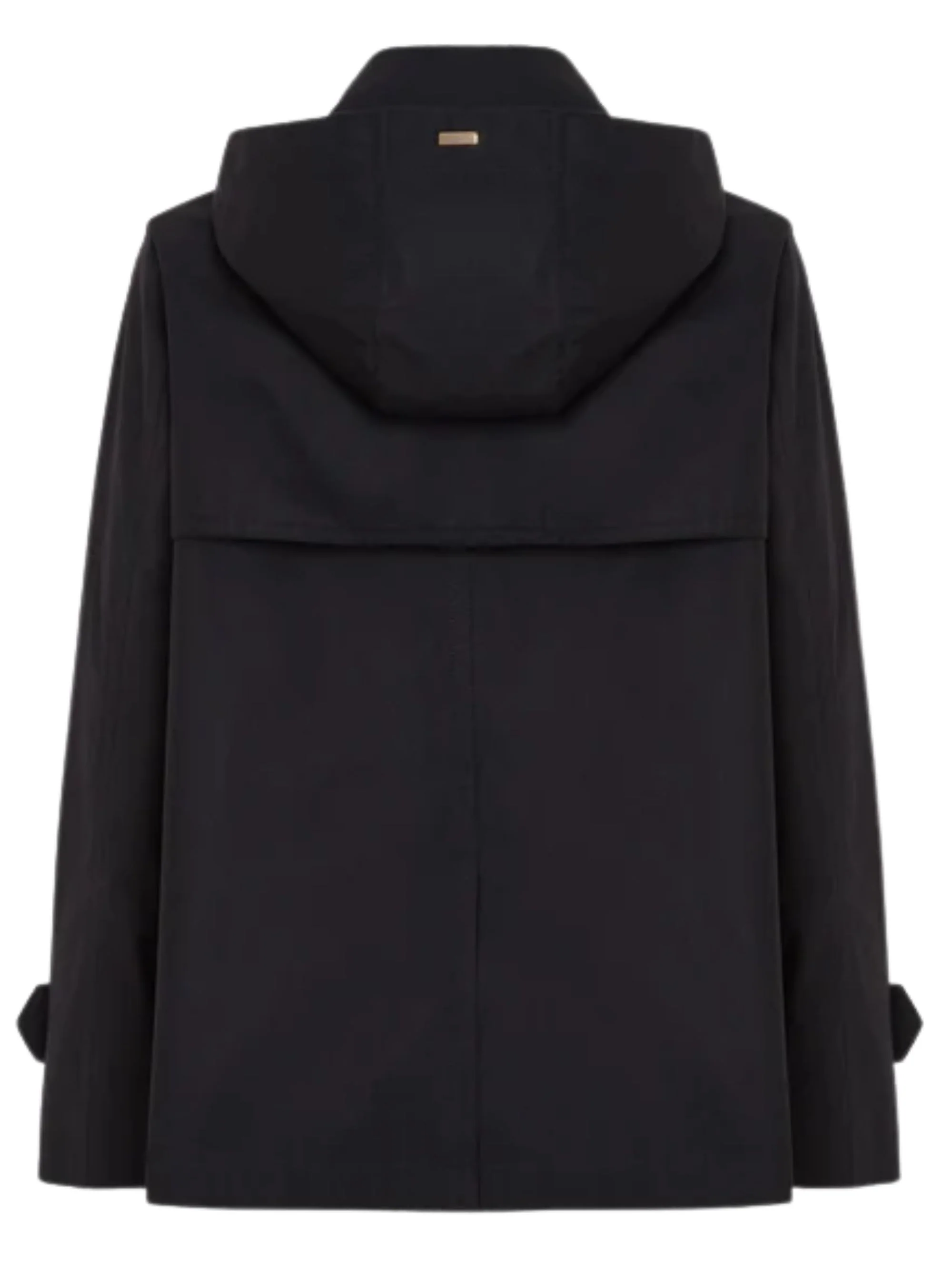 Herno Waterproof Pleated Jacket with Removable Hood for Women - Image 2