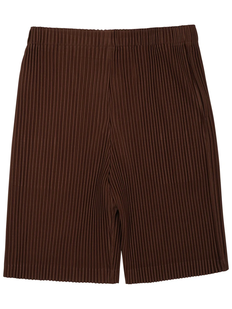 Homme Plisse' Issey Miyake Men's Pleated Polyester Shorts - Image 2