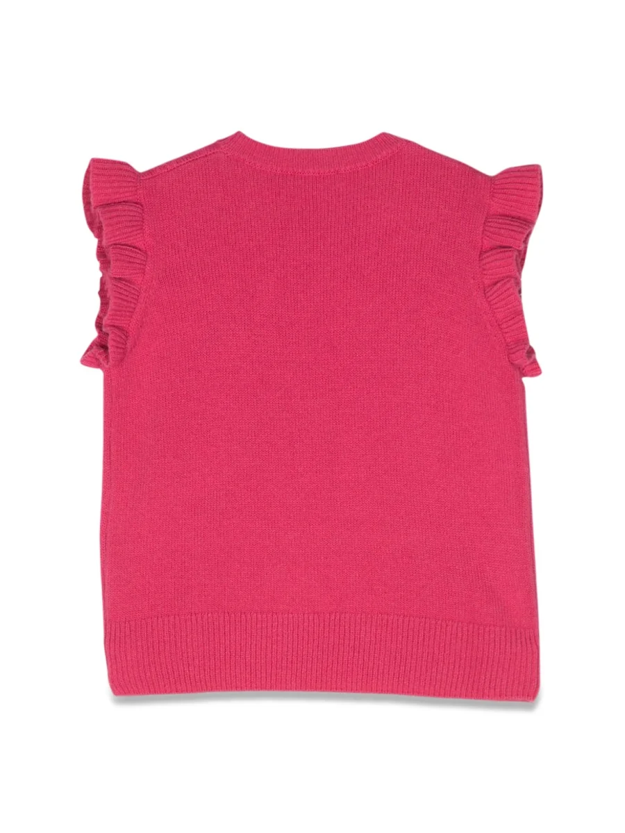 Il Gufo Mini Tricot Vest for Girls