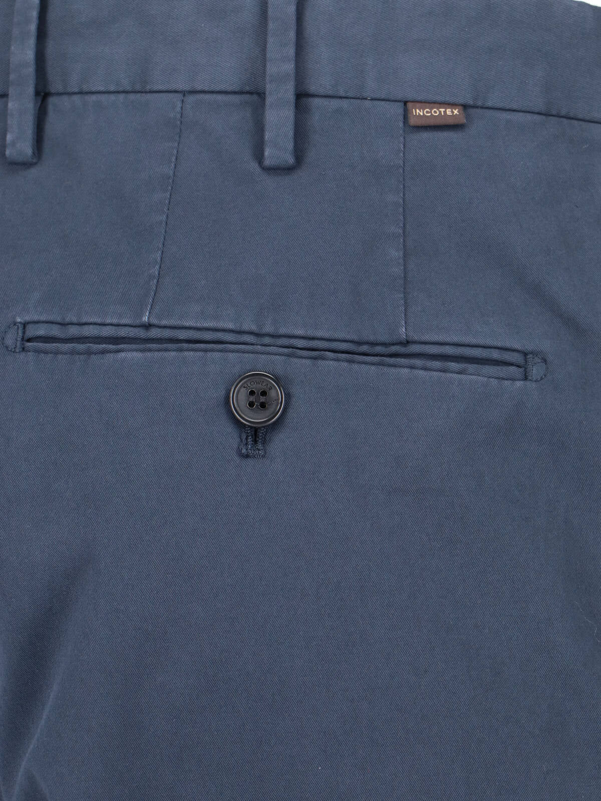 Incotex Men’s Stretch Cotton Trousers - Image 4