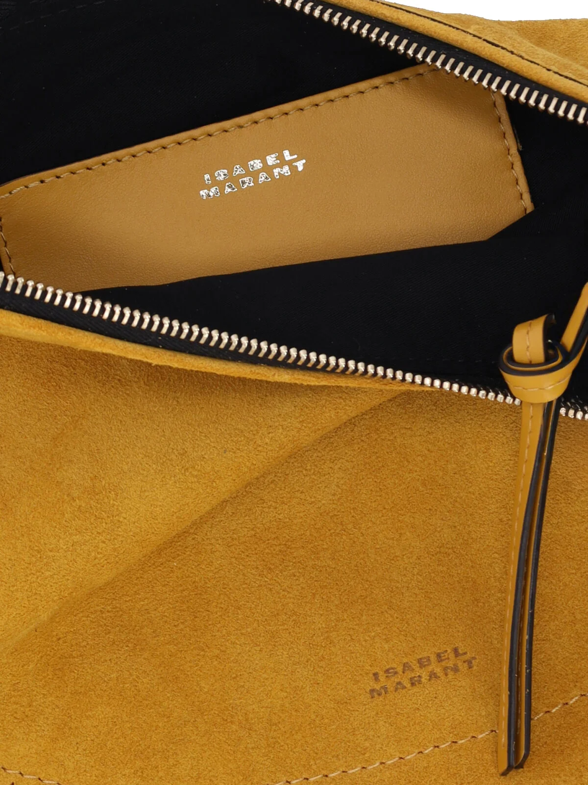 Isabel Marant Calfskin Suede Mini Shoulder Bag with Leather Details - Image 4