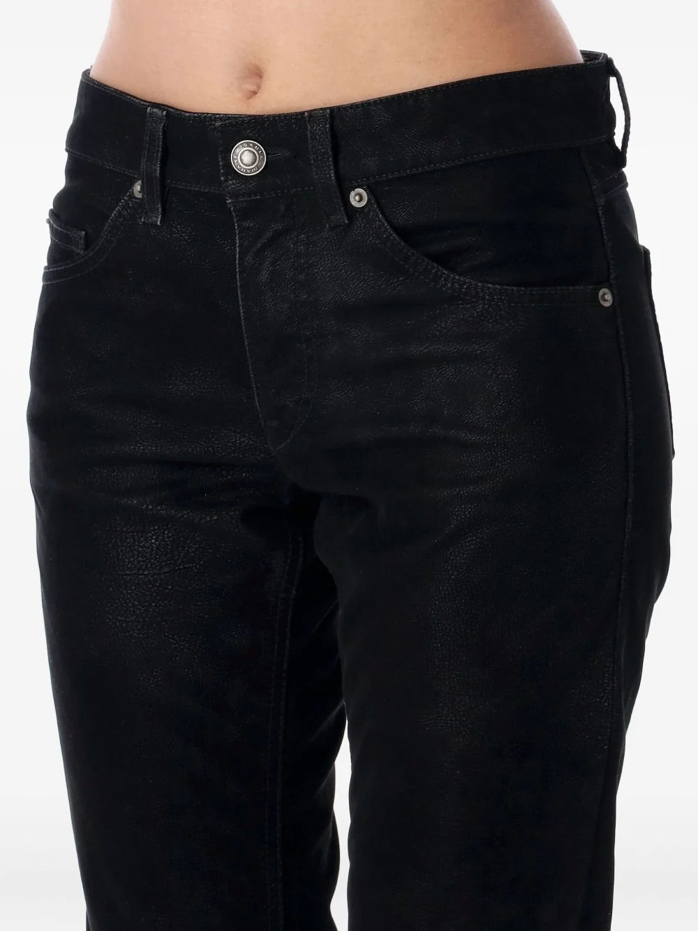 ISABEL MARANT ETOILE Eco Leather Straight-Leg Pants for Women - Image 5