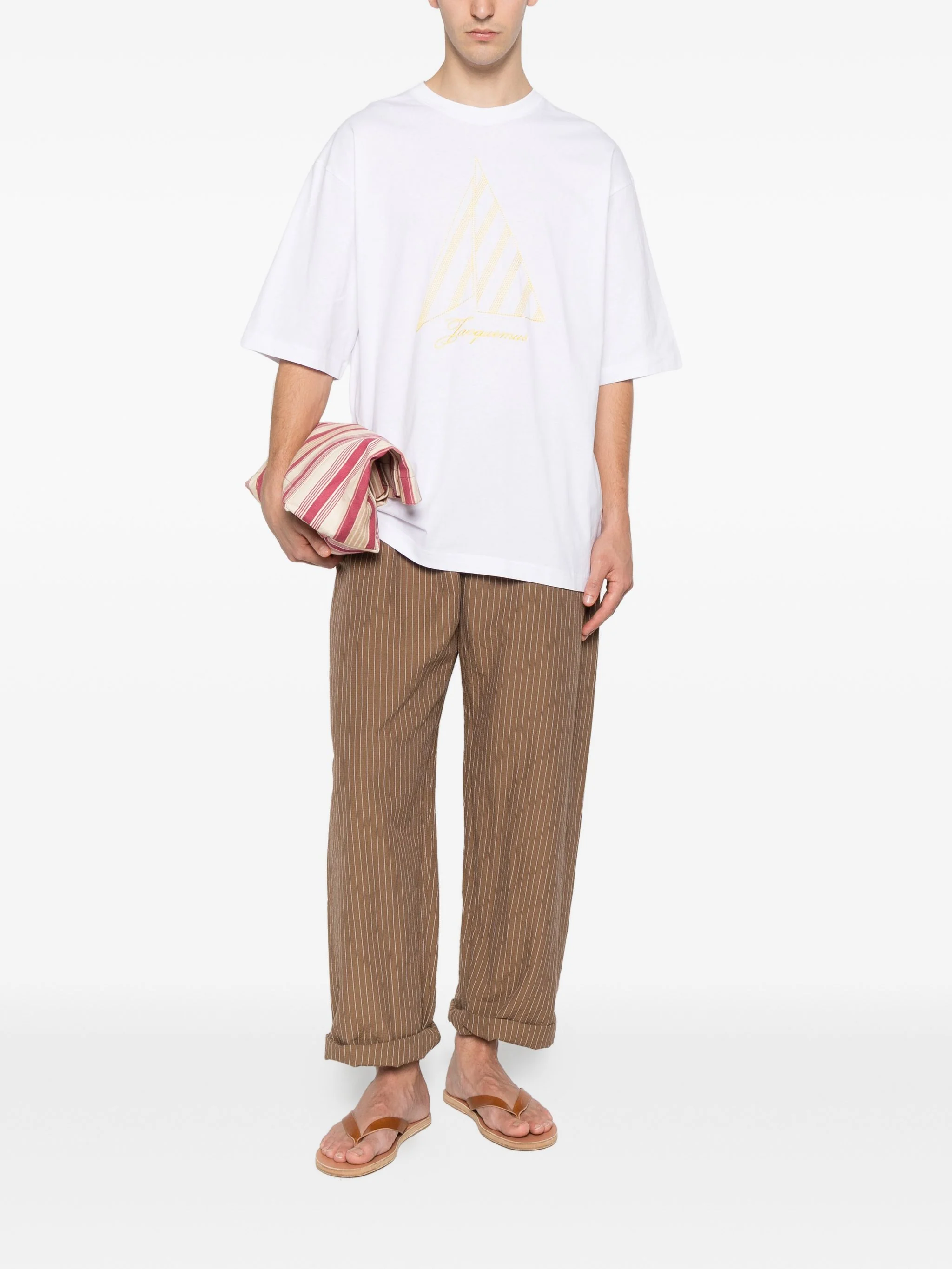 Jacquemus Men’s Embroidered Sailboat Voilier T-Shirt - Image 2