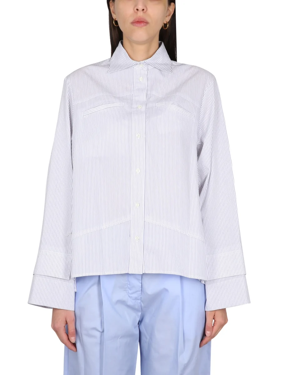 JEJIA Classic Jk Button-Up Top