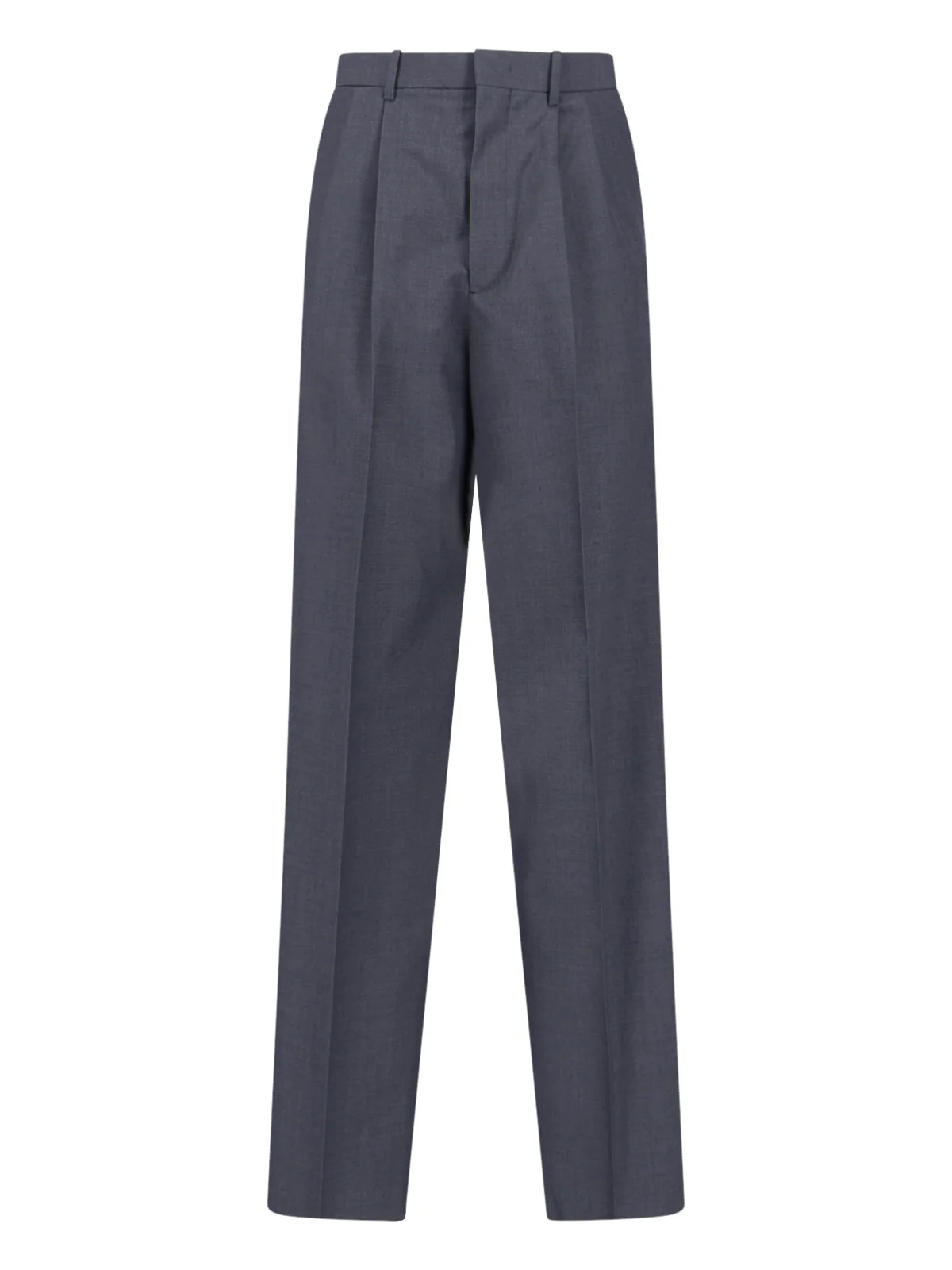 Jil Sander Men's Virgin Wool Trousers with Viscose & Cotton Lining