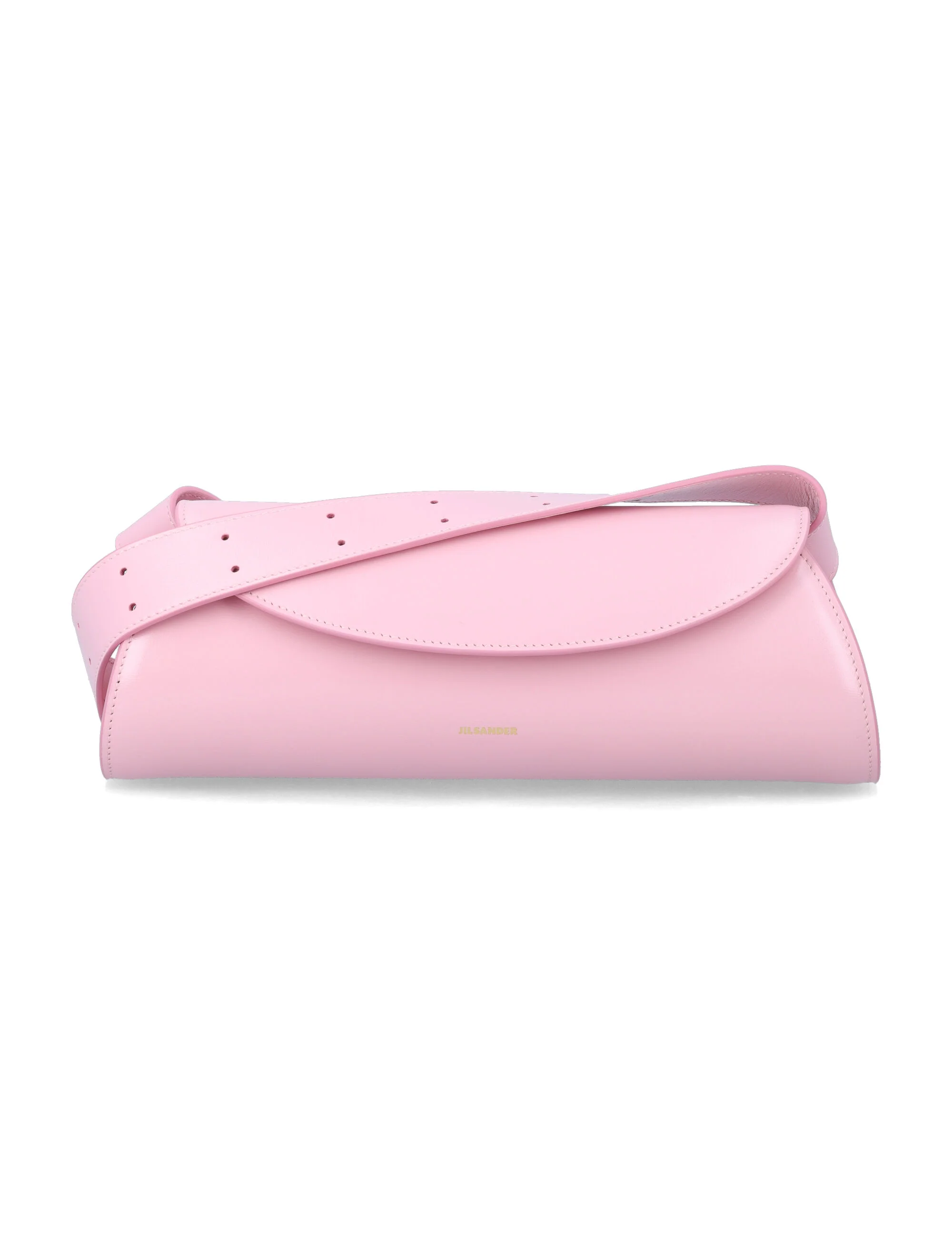 Jil Sander Mini Refined Leather Handbag with Adjustable Strap