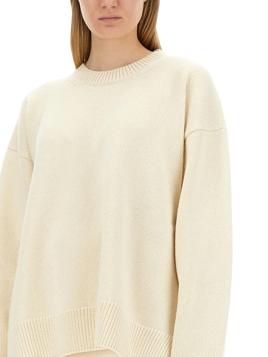 JIL SANDER Wool Crew-Neck Sweater - Image 4