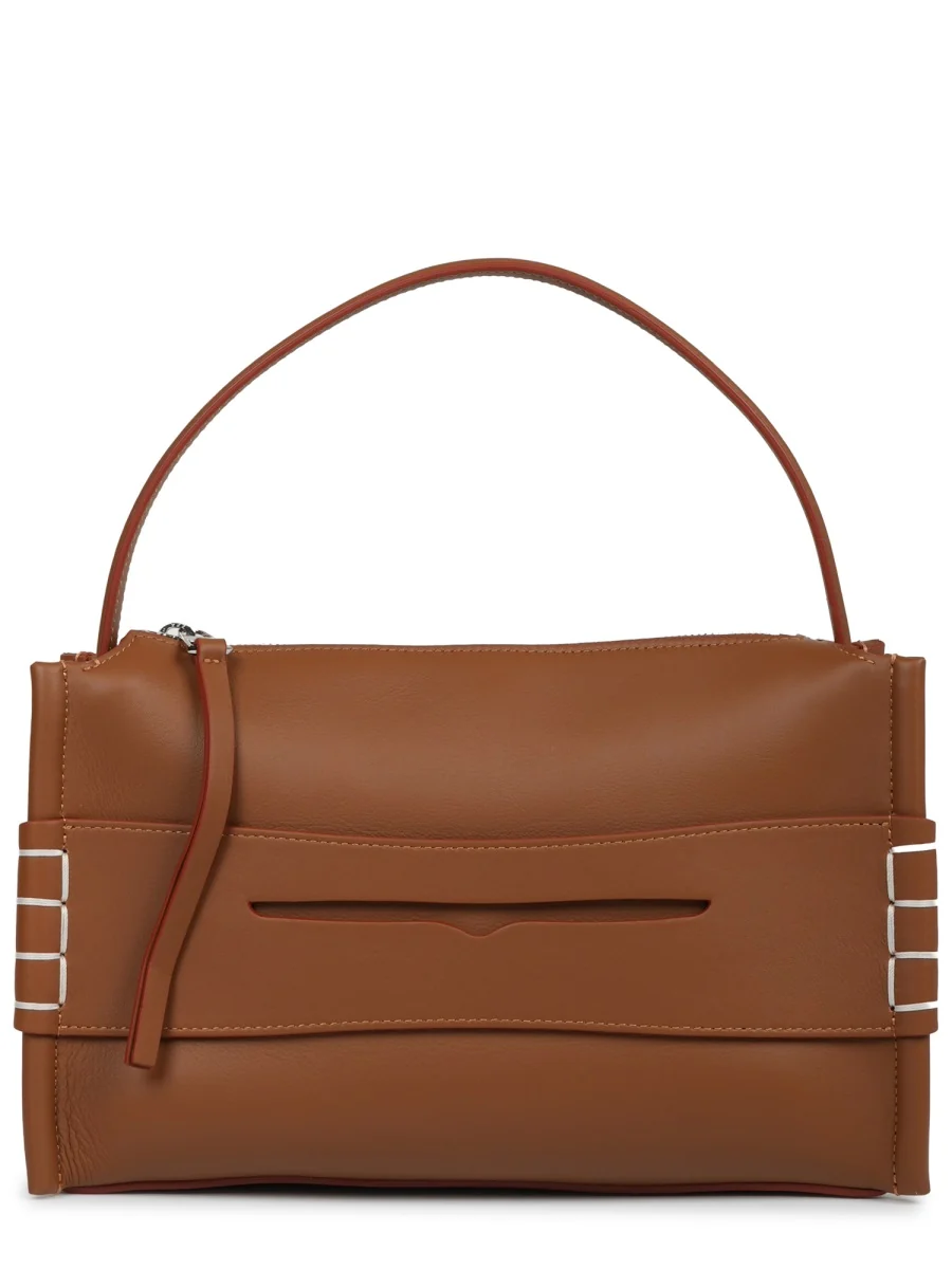 Jw Anderson J.W. Anderson Loafer Leather Shoulder Bag, 17 cm x 27 cm x 8 cm - Image 2