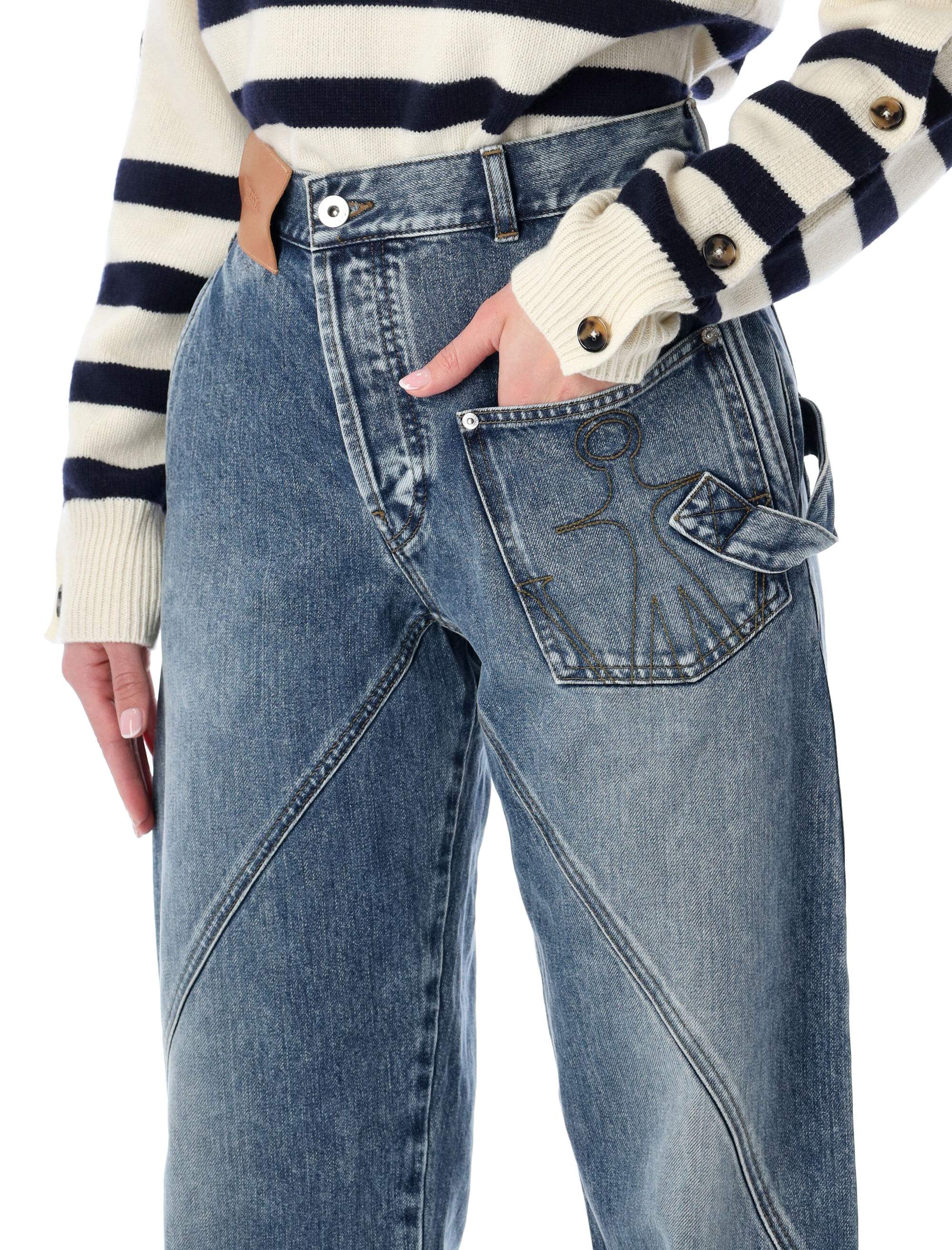 Jw Anderson Twisted Denim Jeans - Size 26 - Image 3