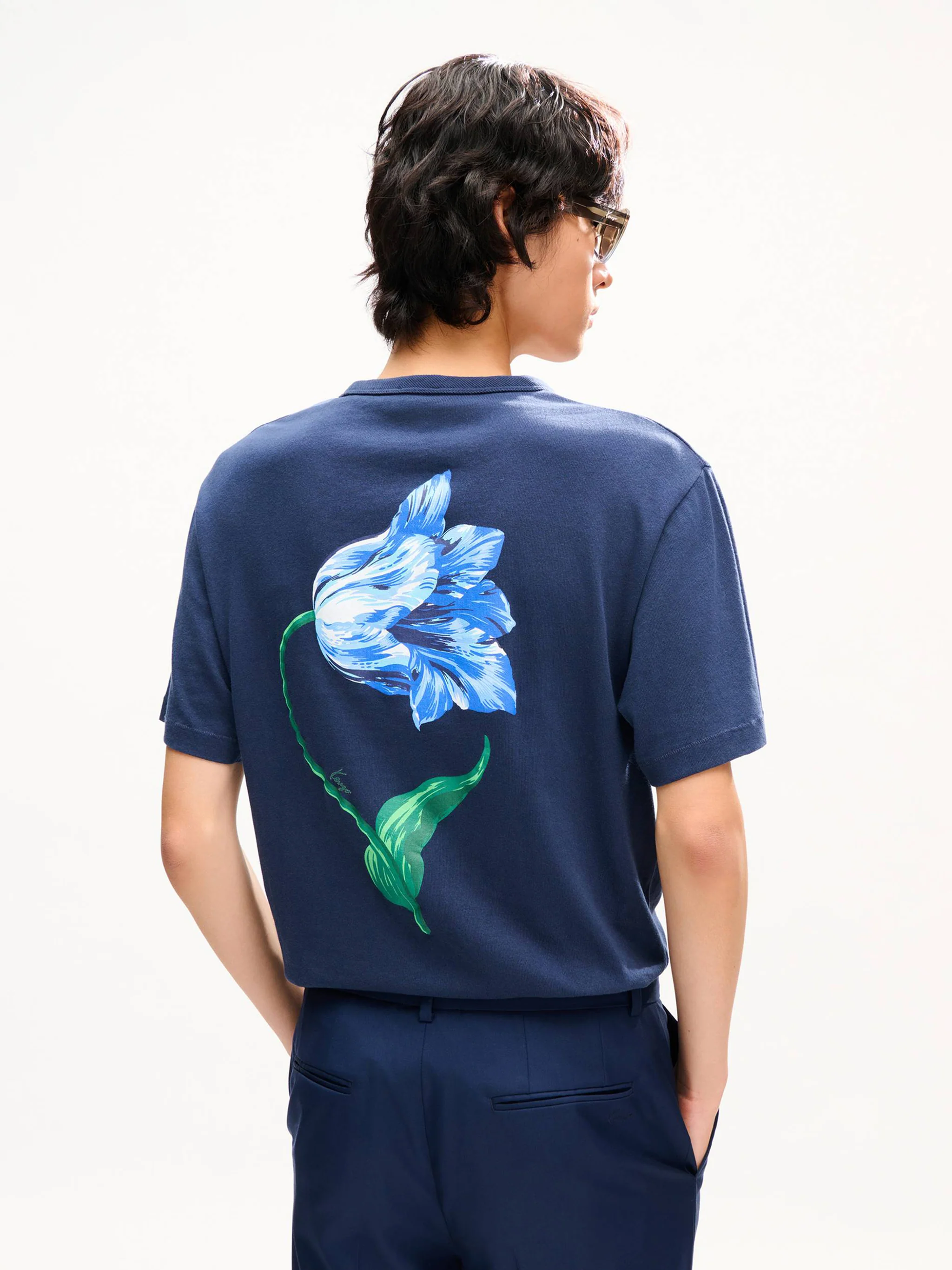 Kenzo Round Neck Graphic Tee in Medium - Image 2