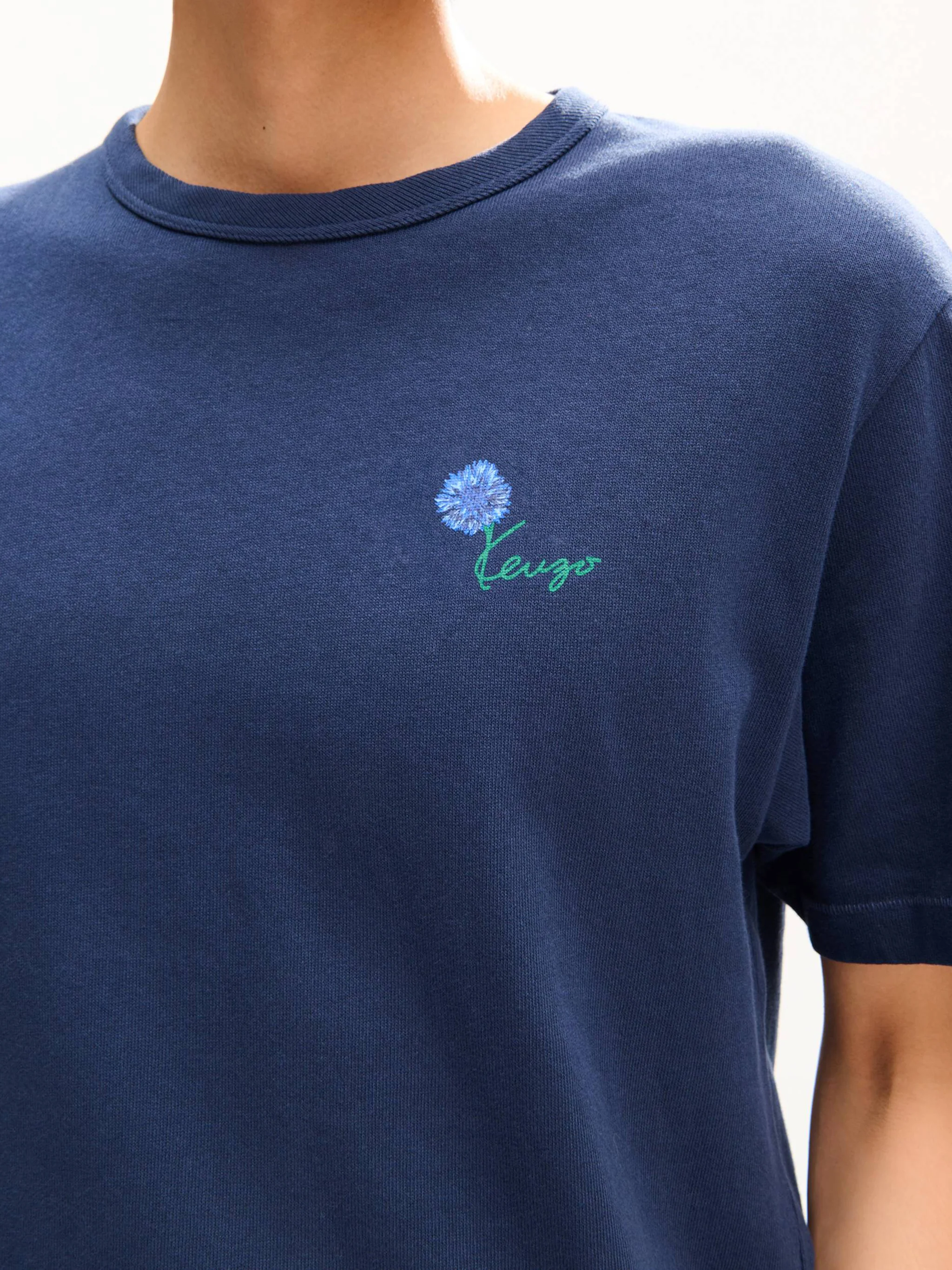 Kenzo Round Neck Graphic Tee in Medium - Image 5
