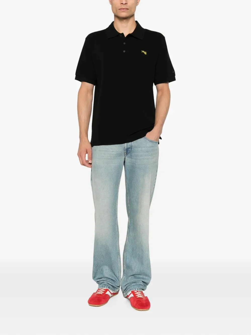 Kenzo Tiger-Patch Polo Shirt - Image 4