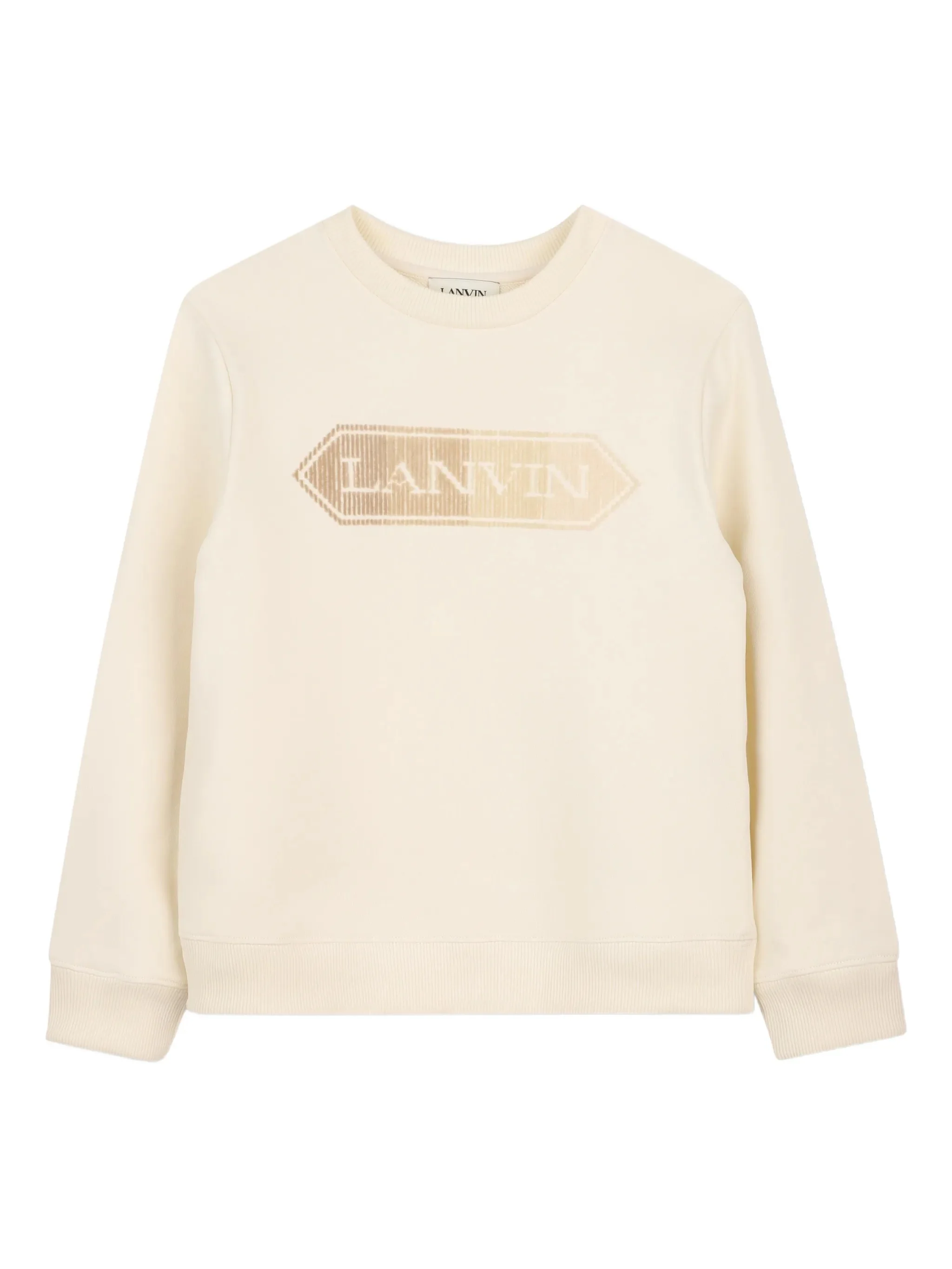 Lanvin Flocked Logo Sweatshirt for Boys