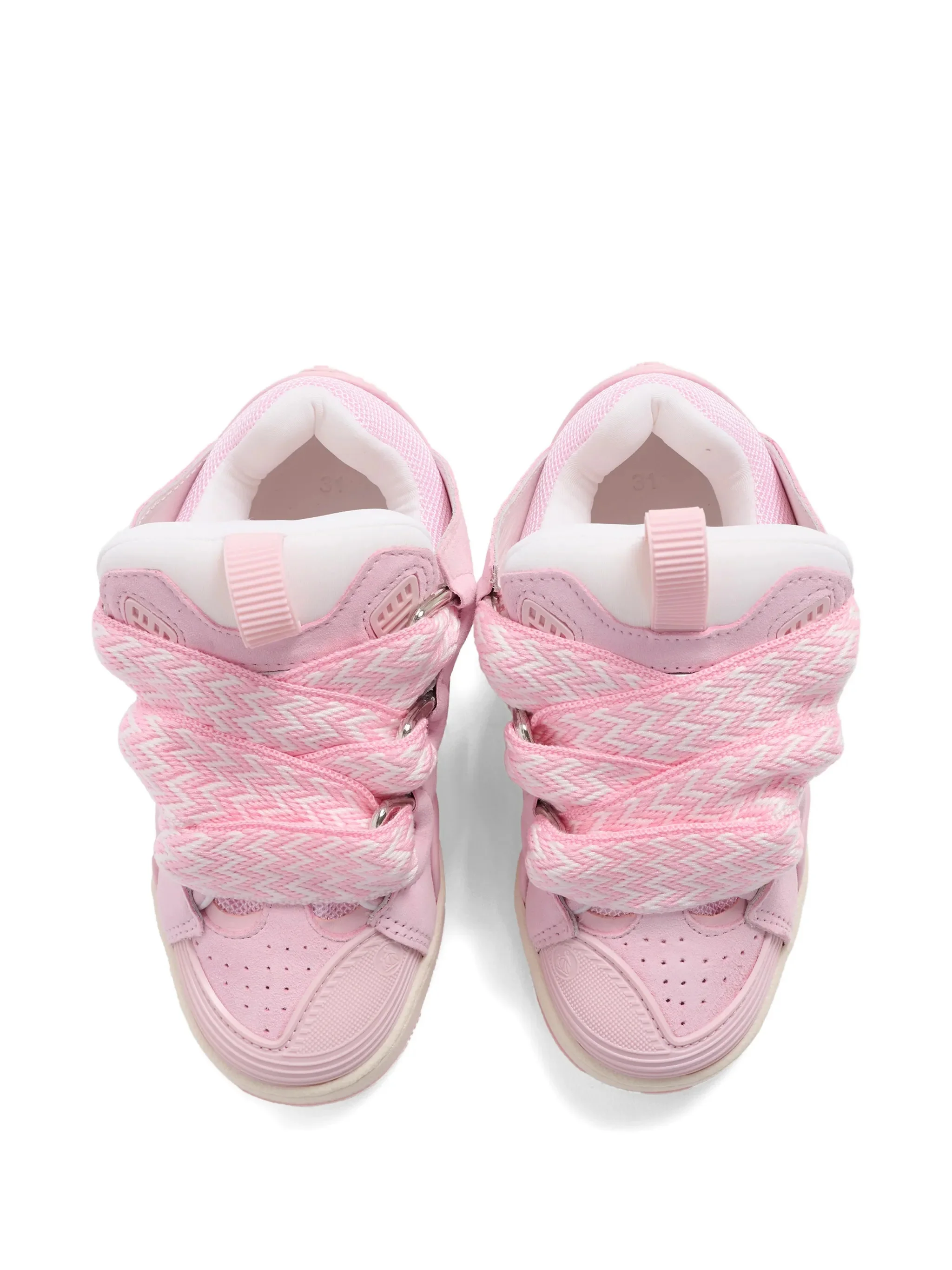 Lanvin Stylish Front Lace-Up Sneakers for Girls - Image 4